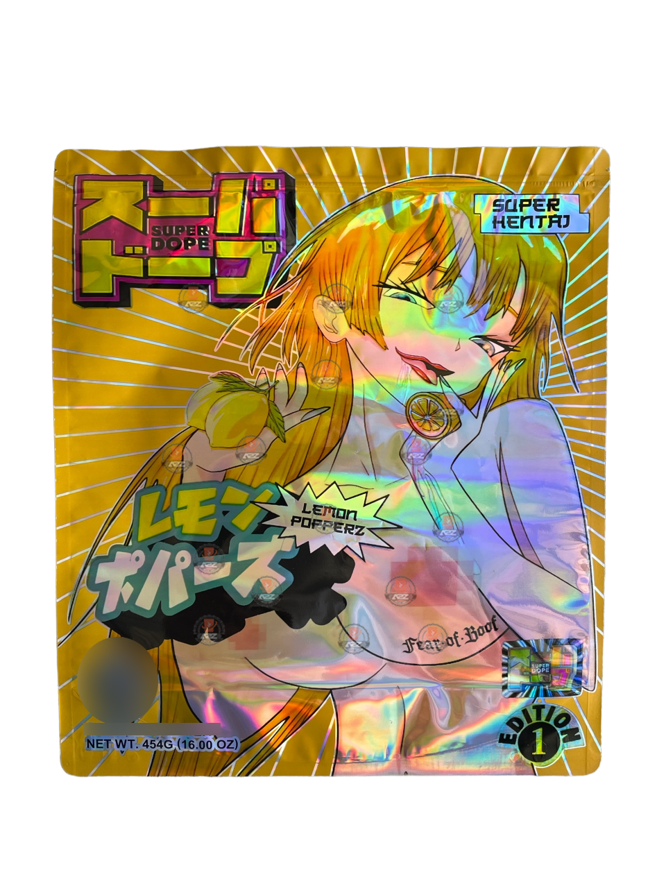Lemon Popprerz Pound Bag (Large) 1LBS - 16OZ (454g) Super Dope Holographic