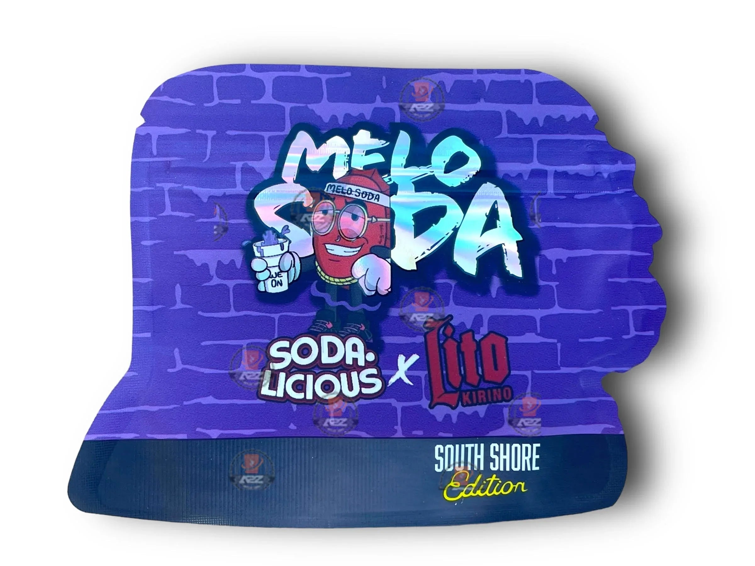 Soda Licious Melo Soda 3.5G Mylar Bags South Shore Edition - Black Unicorn Hub