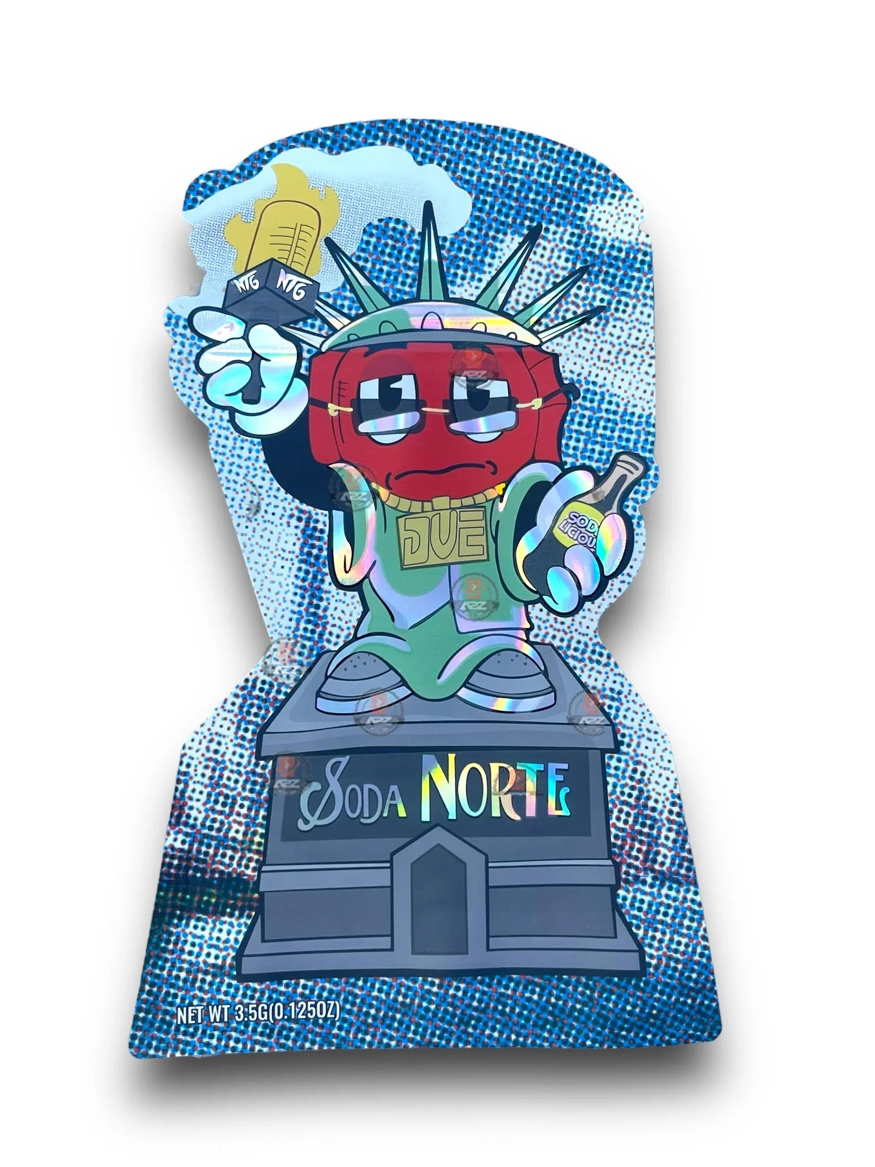 Soda Licious Soda Norte 3.5G Mylar Bags South Shore Edition - Black Unicorn Hub