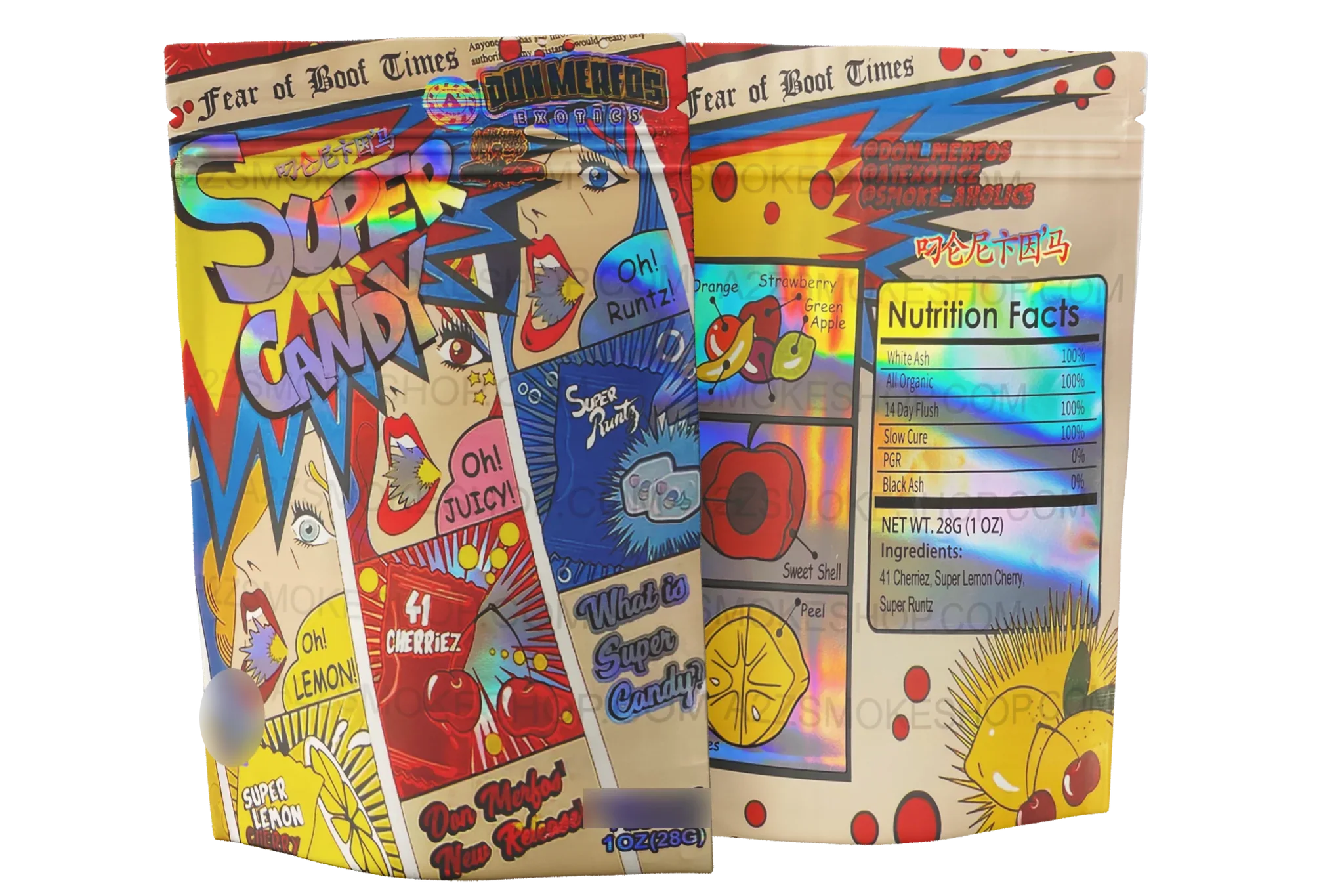 Don Merfos Super Candy 1 OZ 28G Mylar Bag - Black Unicorn Hub