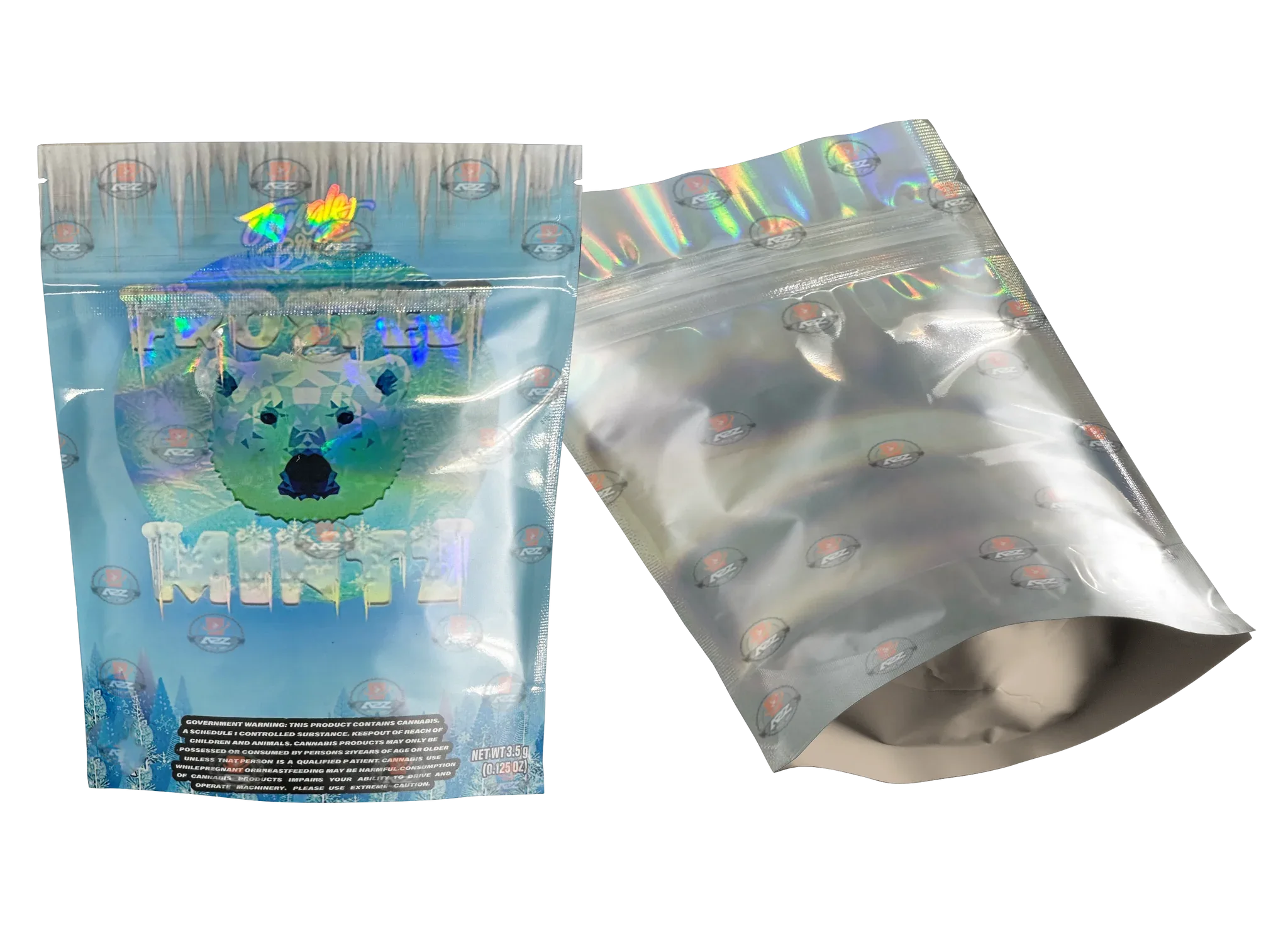 Jungle Boys Frosted Mintz Mylar bag 3.5g Packaging Only - Black Unicorn Hub