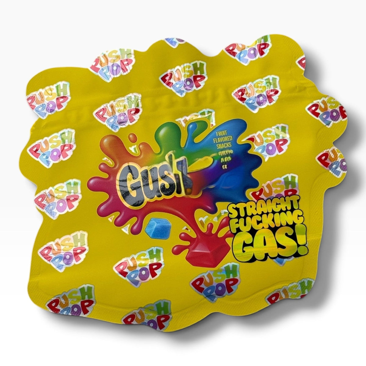 Gush Push Pop 3.5g shape bags 100% Gas Only