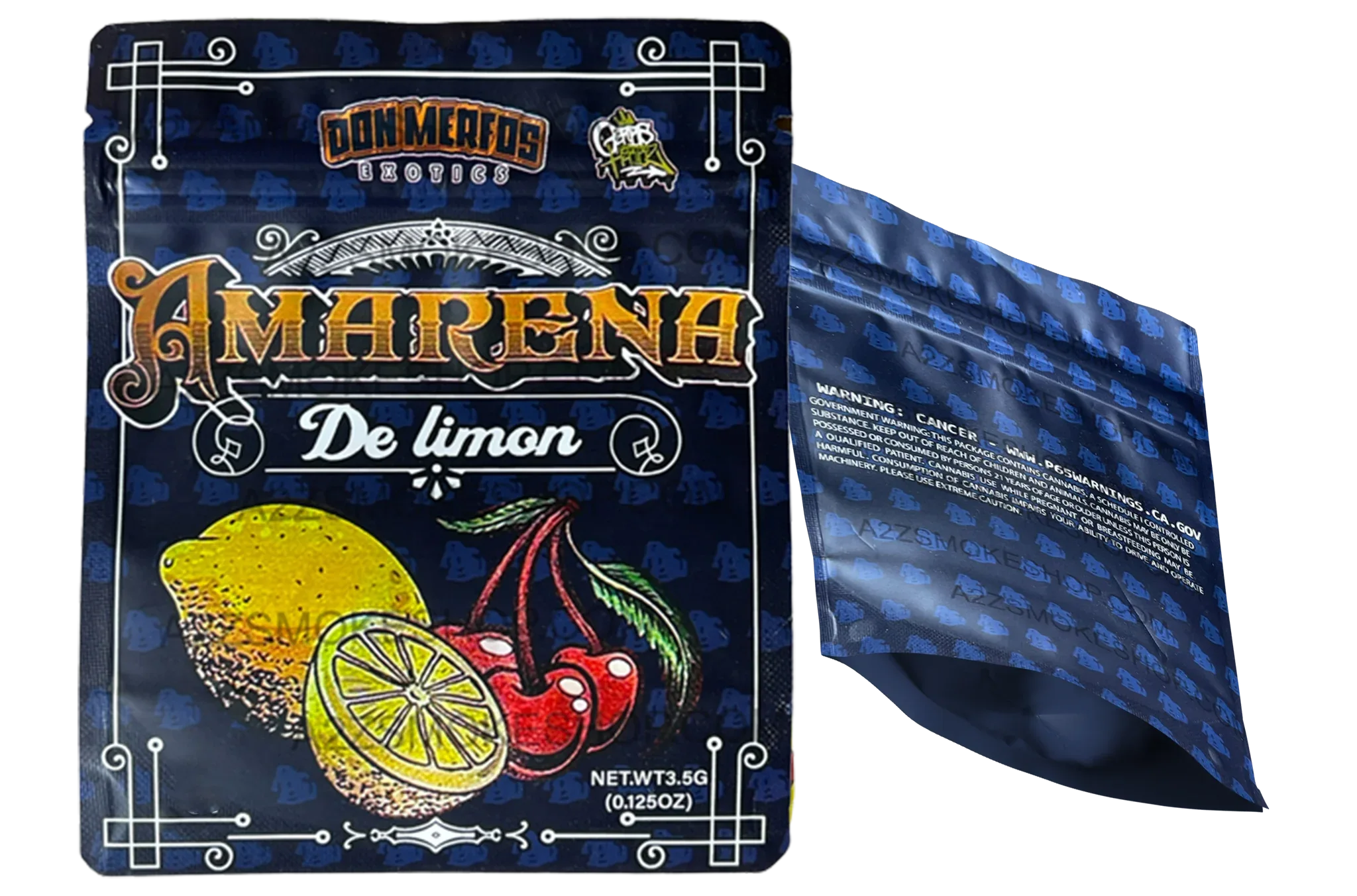 Don Merfos Exotics Amarena De Limon bag 3.5g Mylar bag -Packaging Only -NEW - Black Unicorn Hub