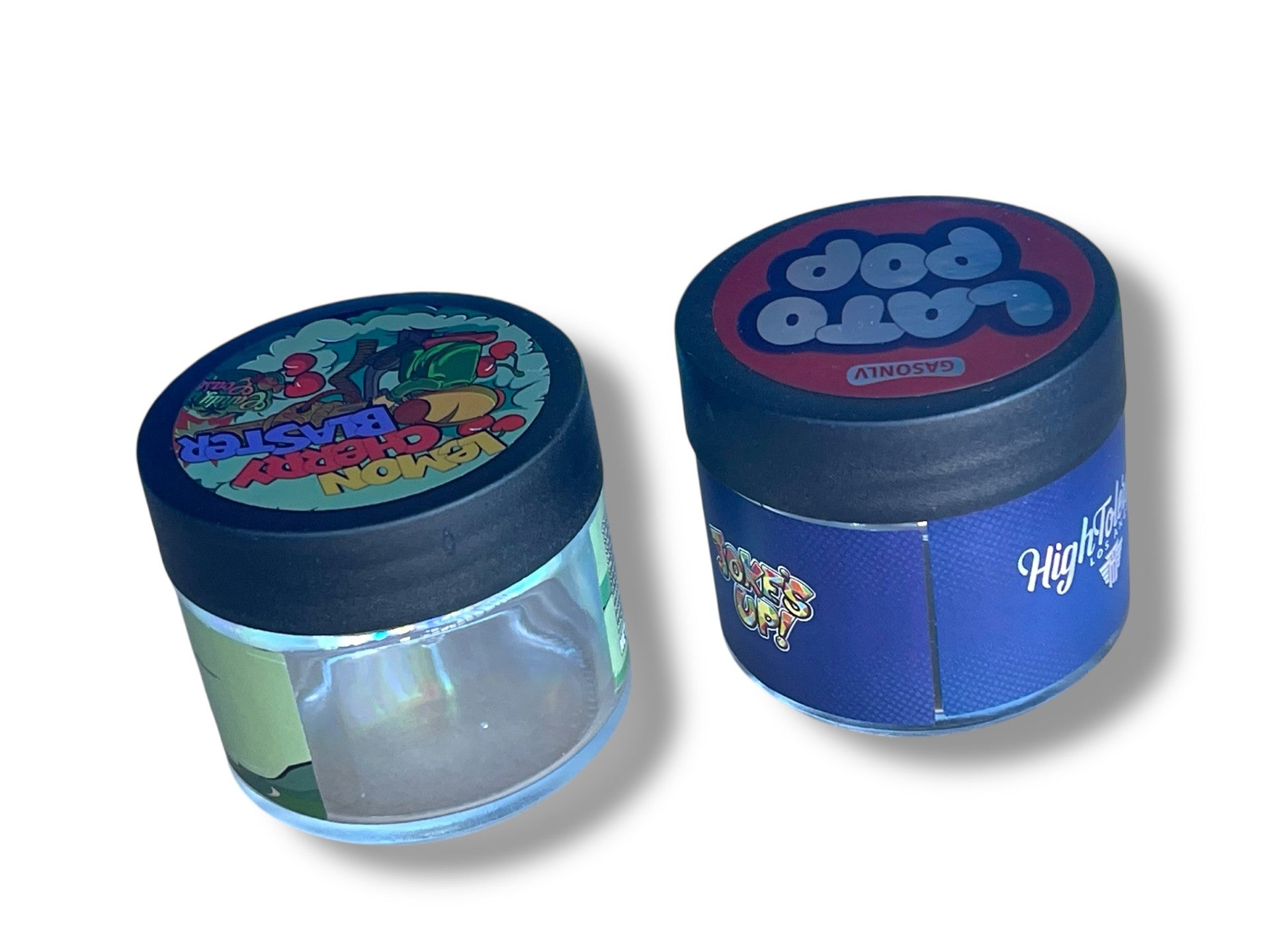 Variety Pack Exotics Glass Jars - Varity Pack 16 Flavors in box Empty Jars