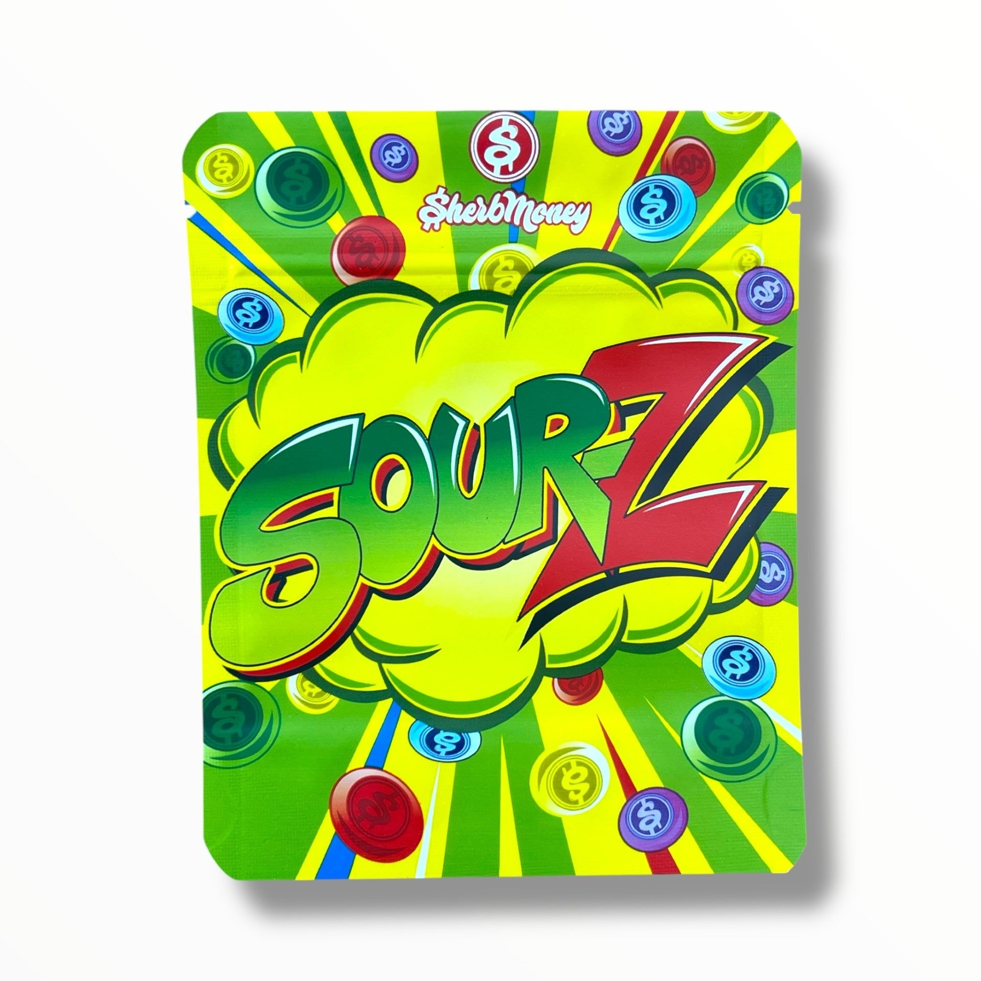 Sherb Money Sourz 3.5G Mylar Bags sours