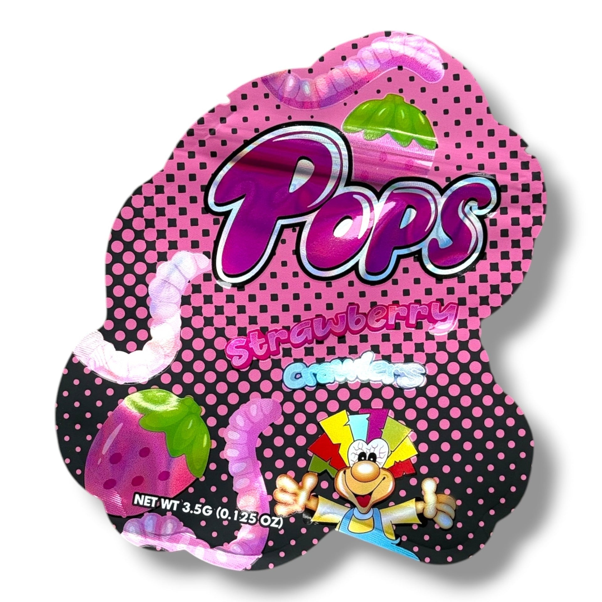 Pops Strawberry Crawlers 3.5g shape bags
