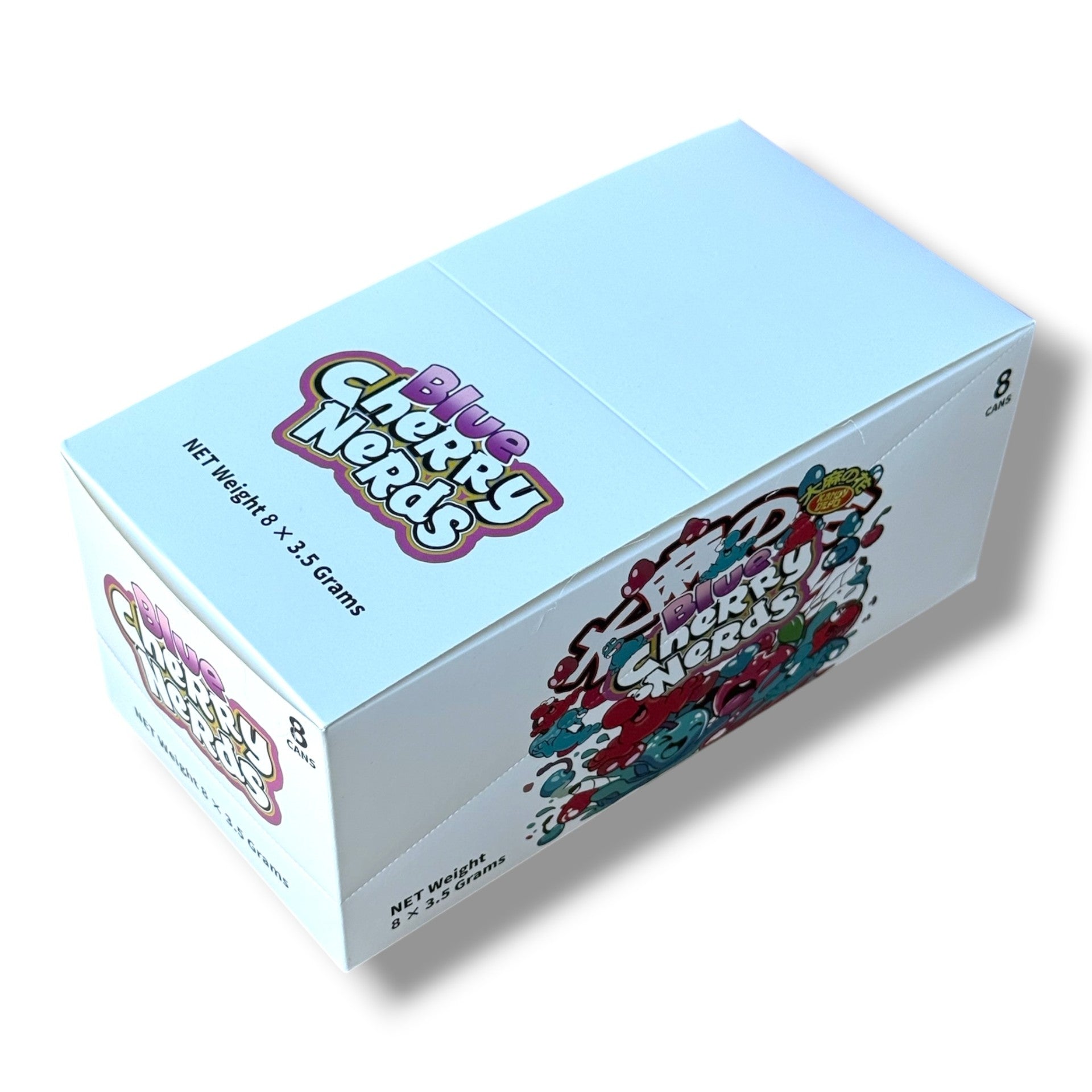 Blue Cherry Nerds 3.5g Cans - 8 cans in box