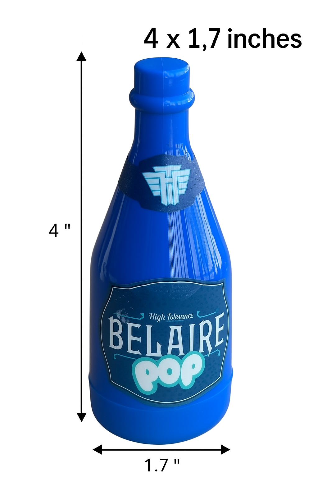High Tolerance Belaire POP – 3.5g Plastic Bottle Container