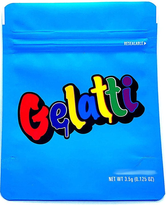 Cookies Gelatti Mylar Bags 3.5 Grams Smell Proof Resealable Cookies Bags w/ Holographic Authenticity Stickers