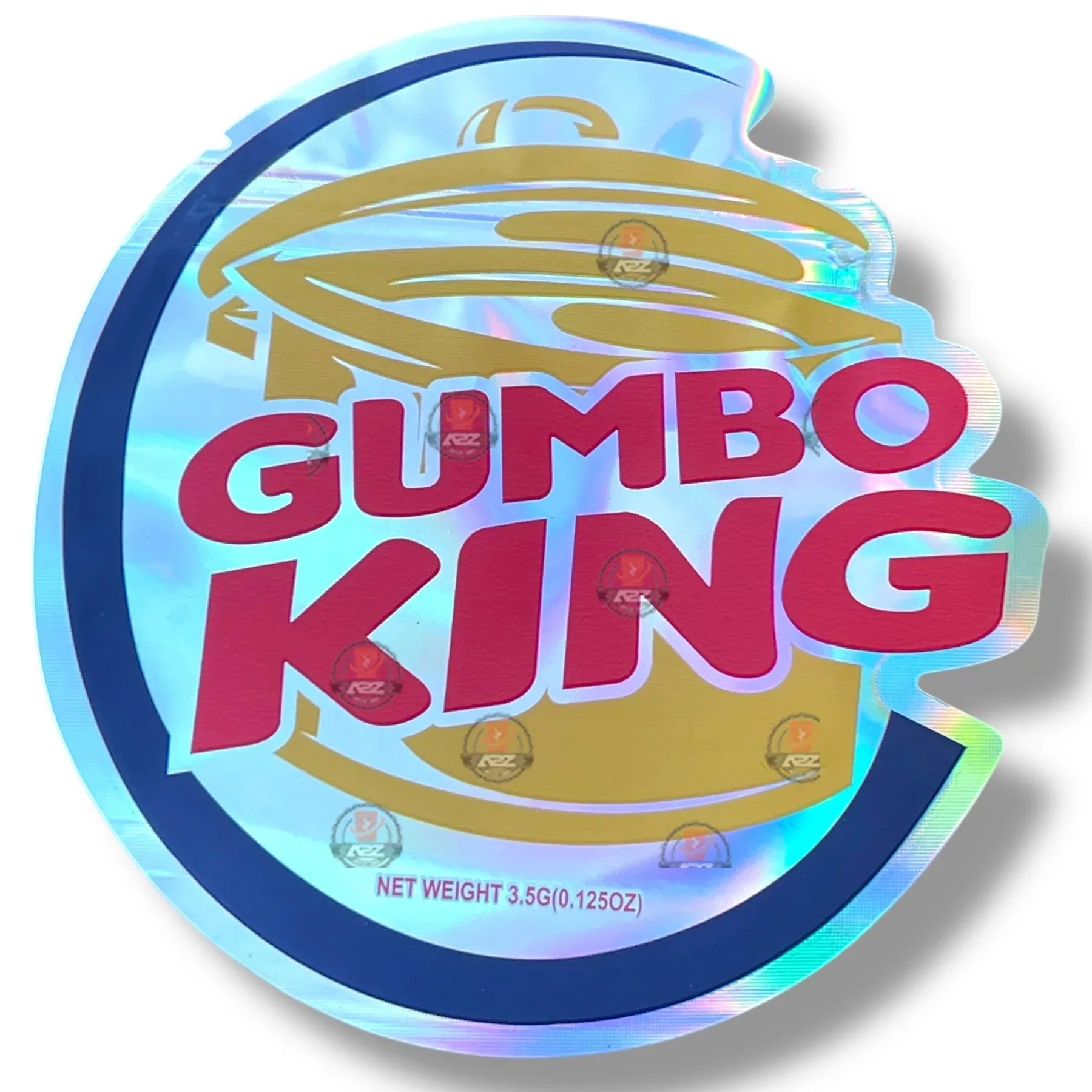 Gumbo King Mylar Bag 3.5g shape bag