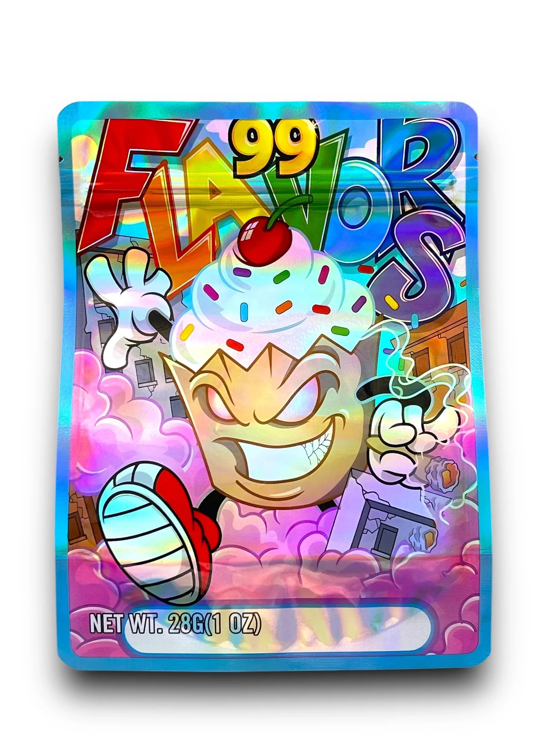 99 Flavors 1OZ 28G Mylar Bag (50 Count) - Black Unicorn Hub