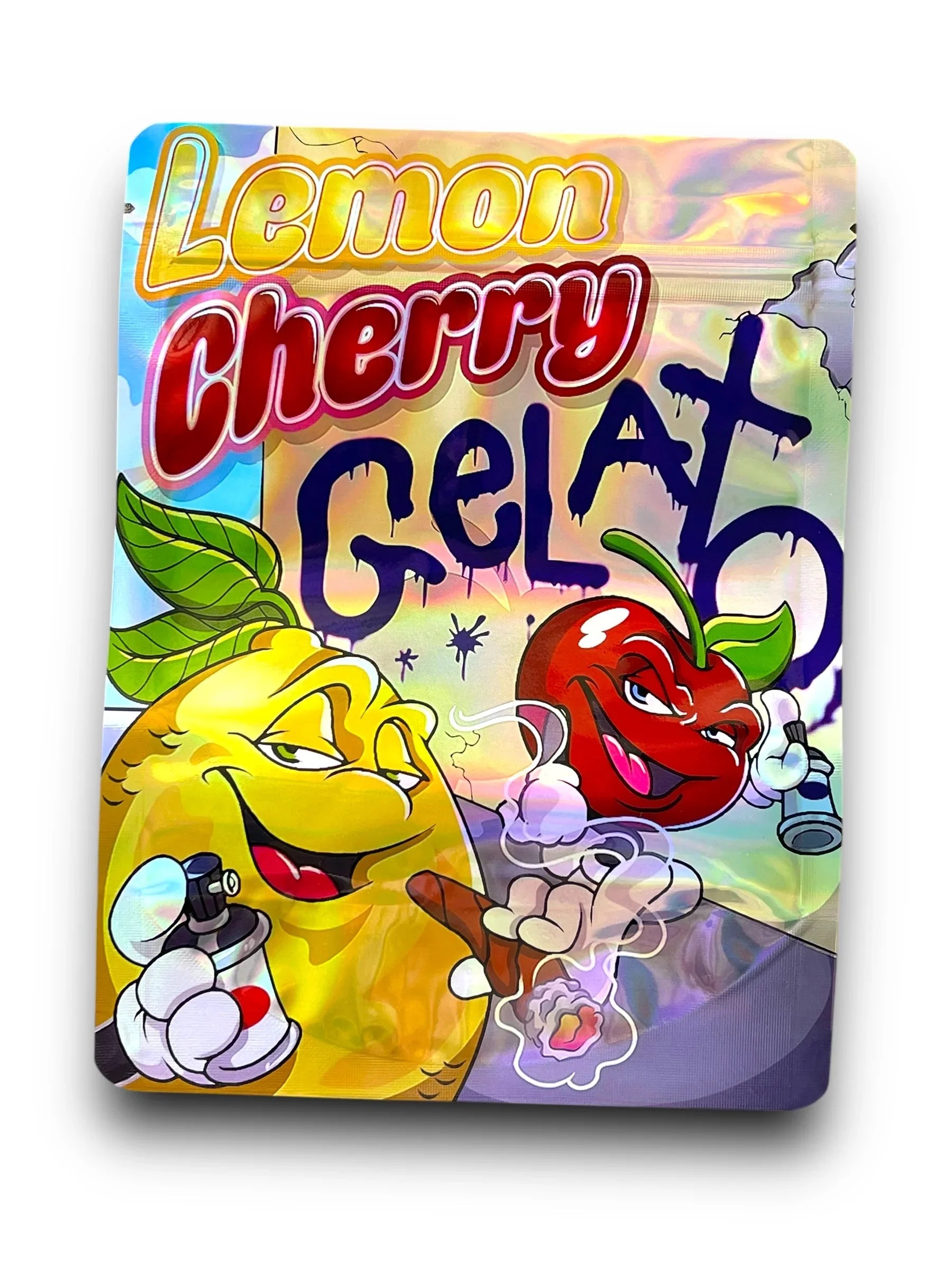 Lemon Cherry Gelato 1OZ 28G Mylar Bag (50 Count) - Black Unicorn Hub