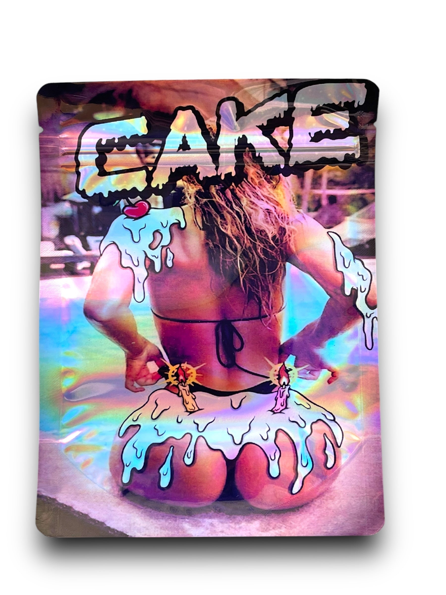 Cake 1OZ 28G Mylar Bag (50 Count)