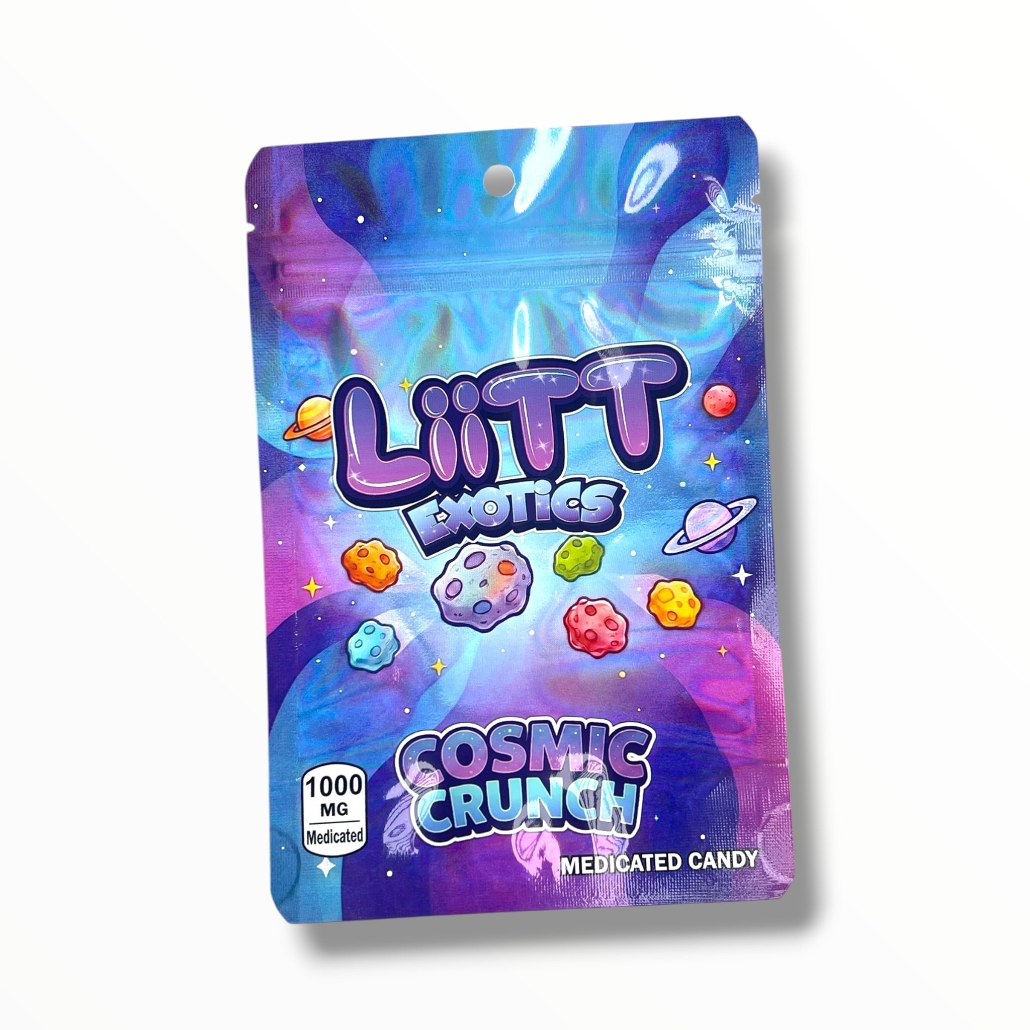 Liitt Exotics Cosmic Crunch 3.5g Mylar Bag 1000MG (Packaging Only)