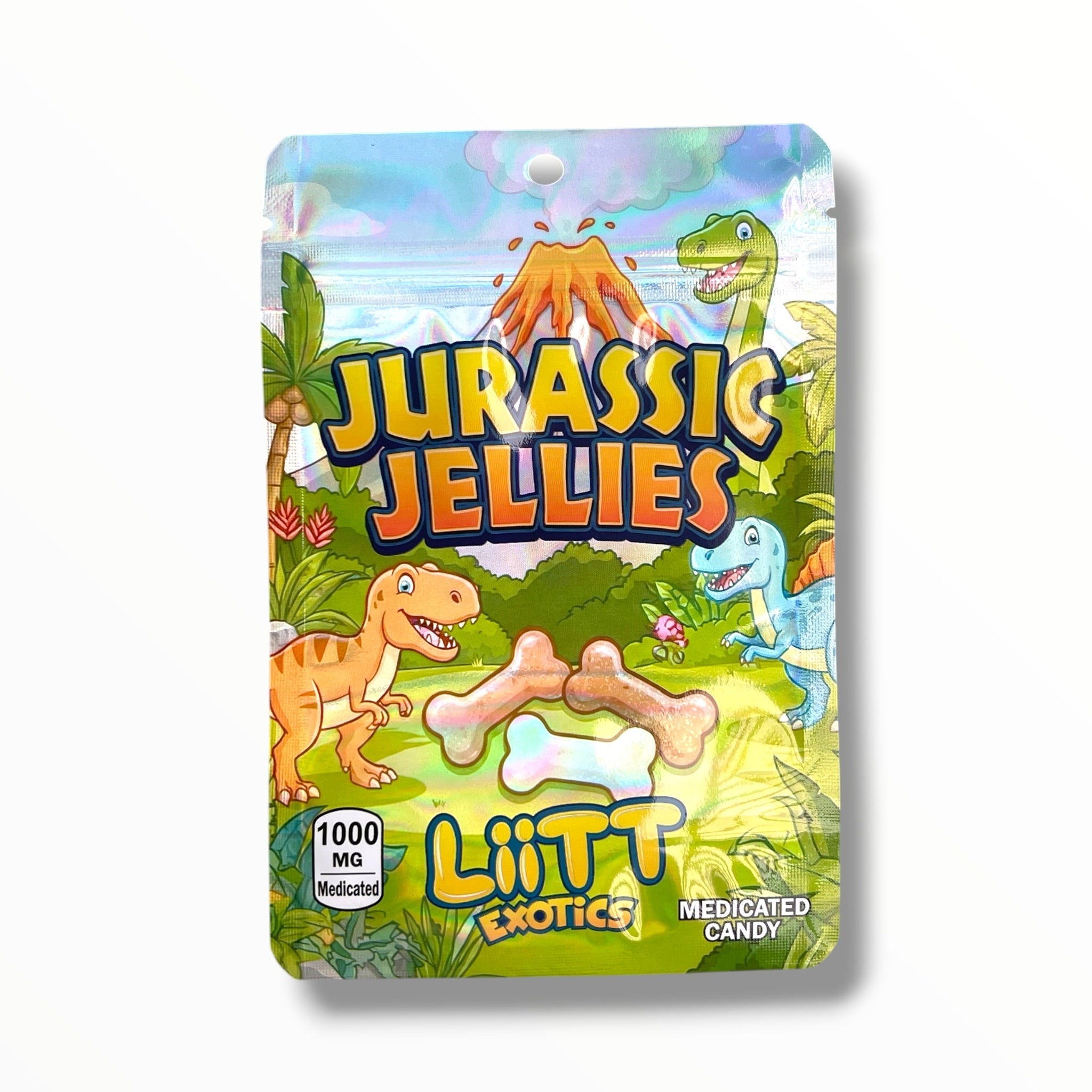 Liitt Exotics Jurassic Jellies 3.5g Mylar Bag 1000MG (Packaging Only)