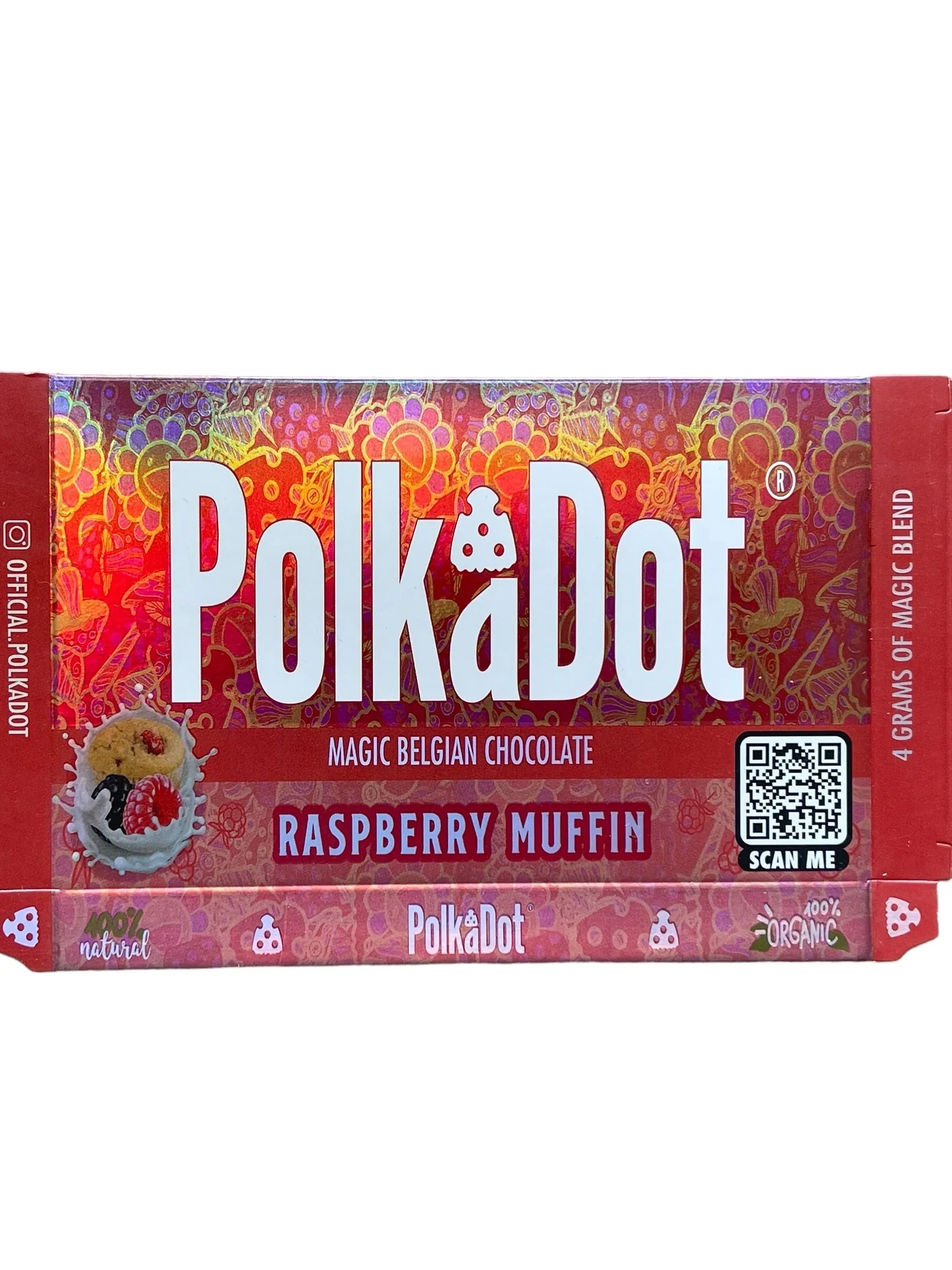 Polkadot Packaging Raspberry Muffin (Master Box Included) Empty Packaging - Black Unicorn Hub