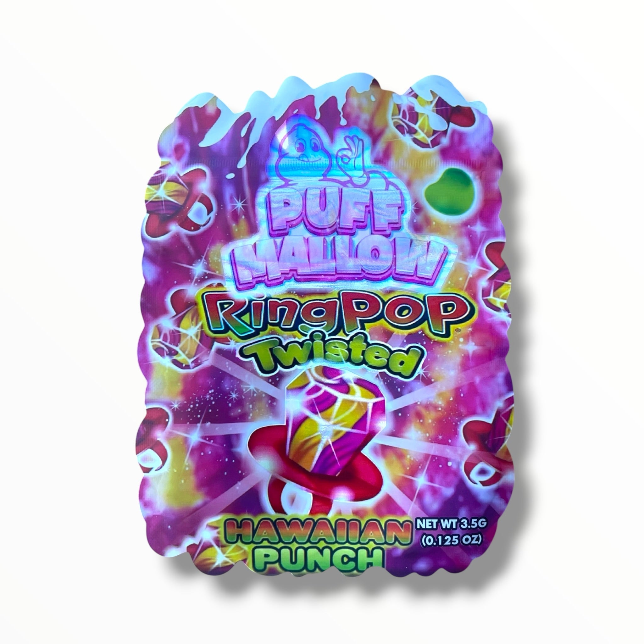 Puff Mallow Ring POP Twisted Hawaiian Punch 3.5g shape bags