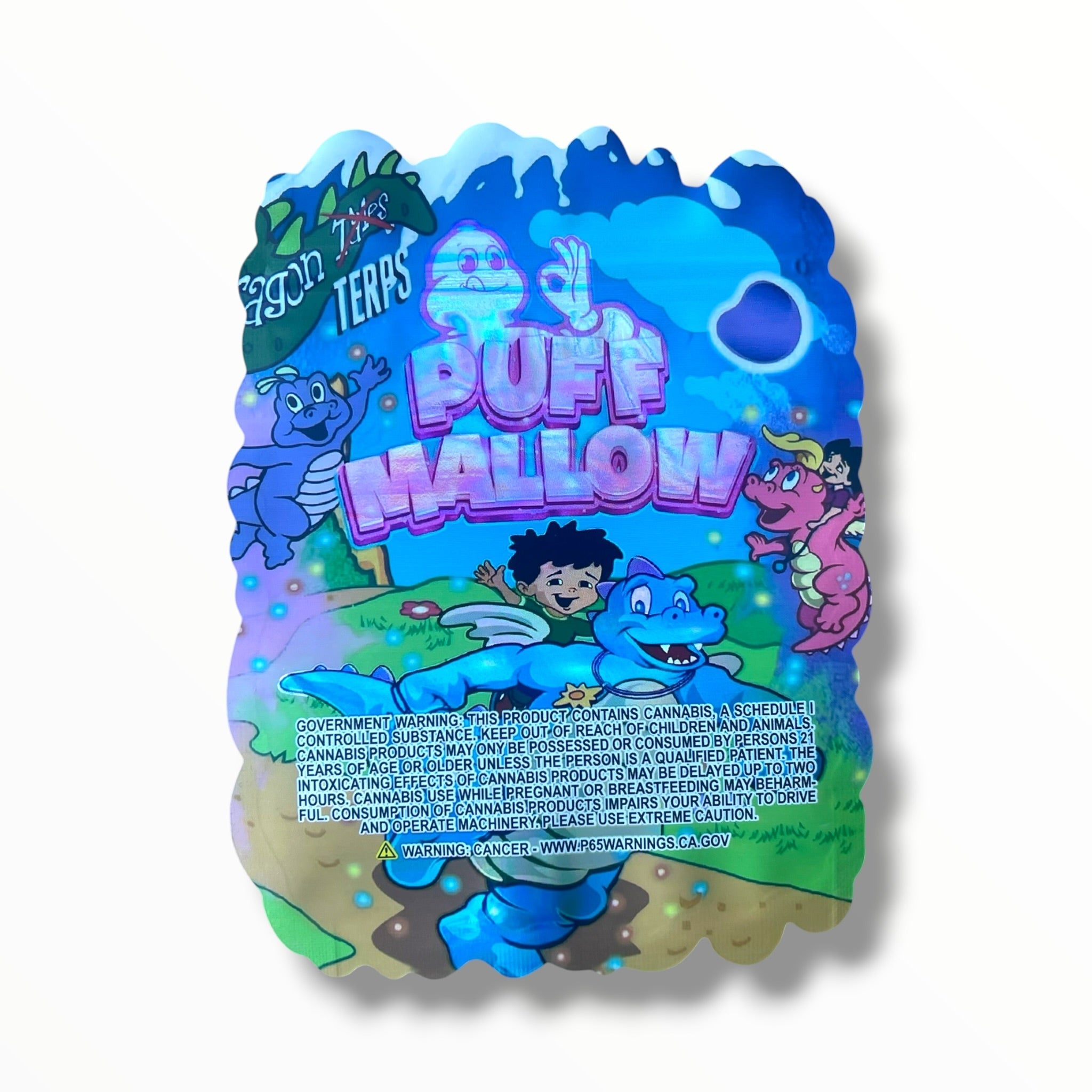 Puff Mallow Dragon Terps 3.5g shape bags