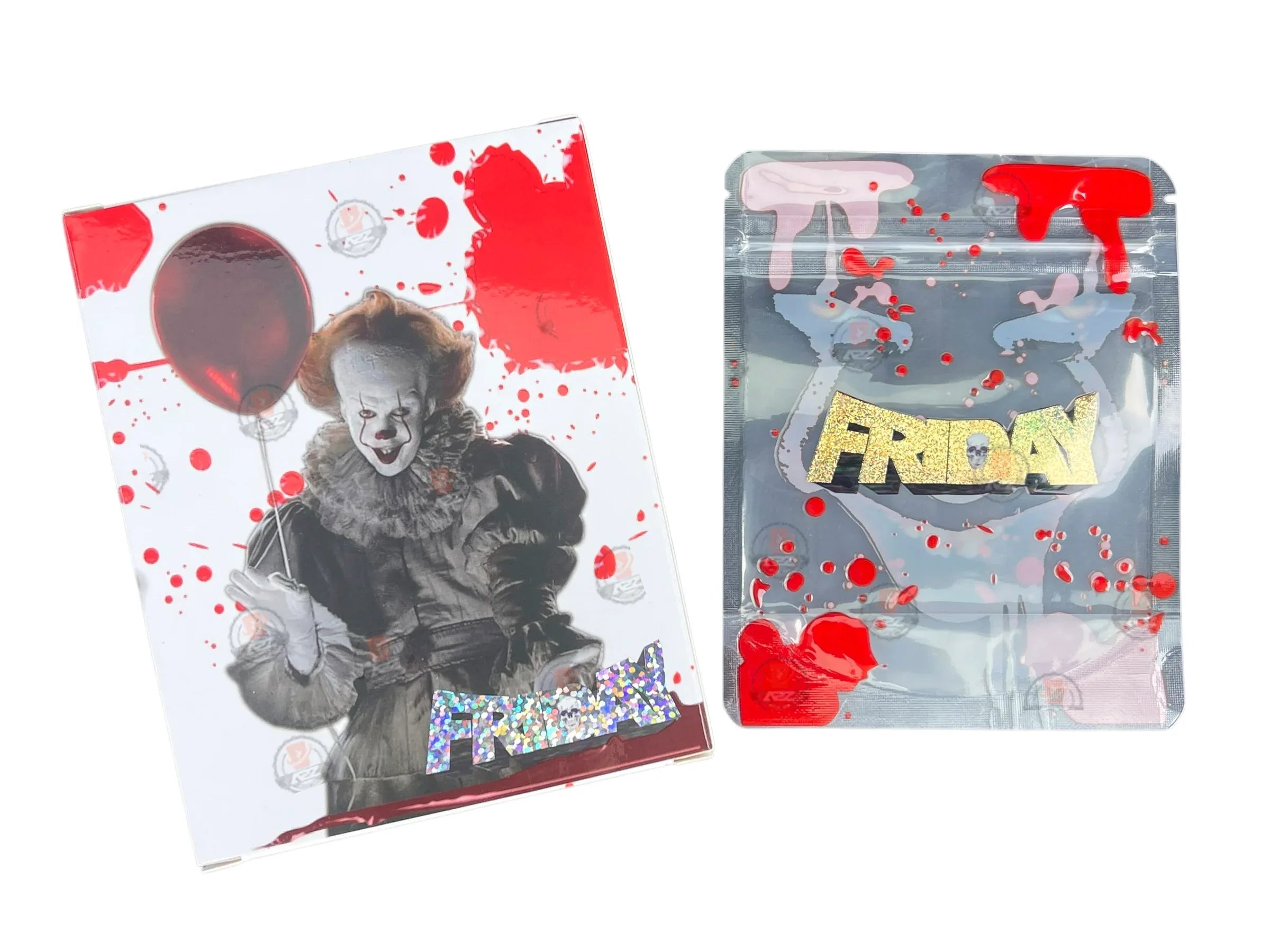 Its Kandy Friday Mylar Bags with Boxes 3.5g Box Packaging Transparent Bag - Black Unicorn Hub