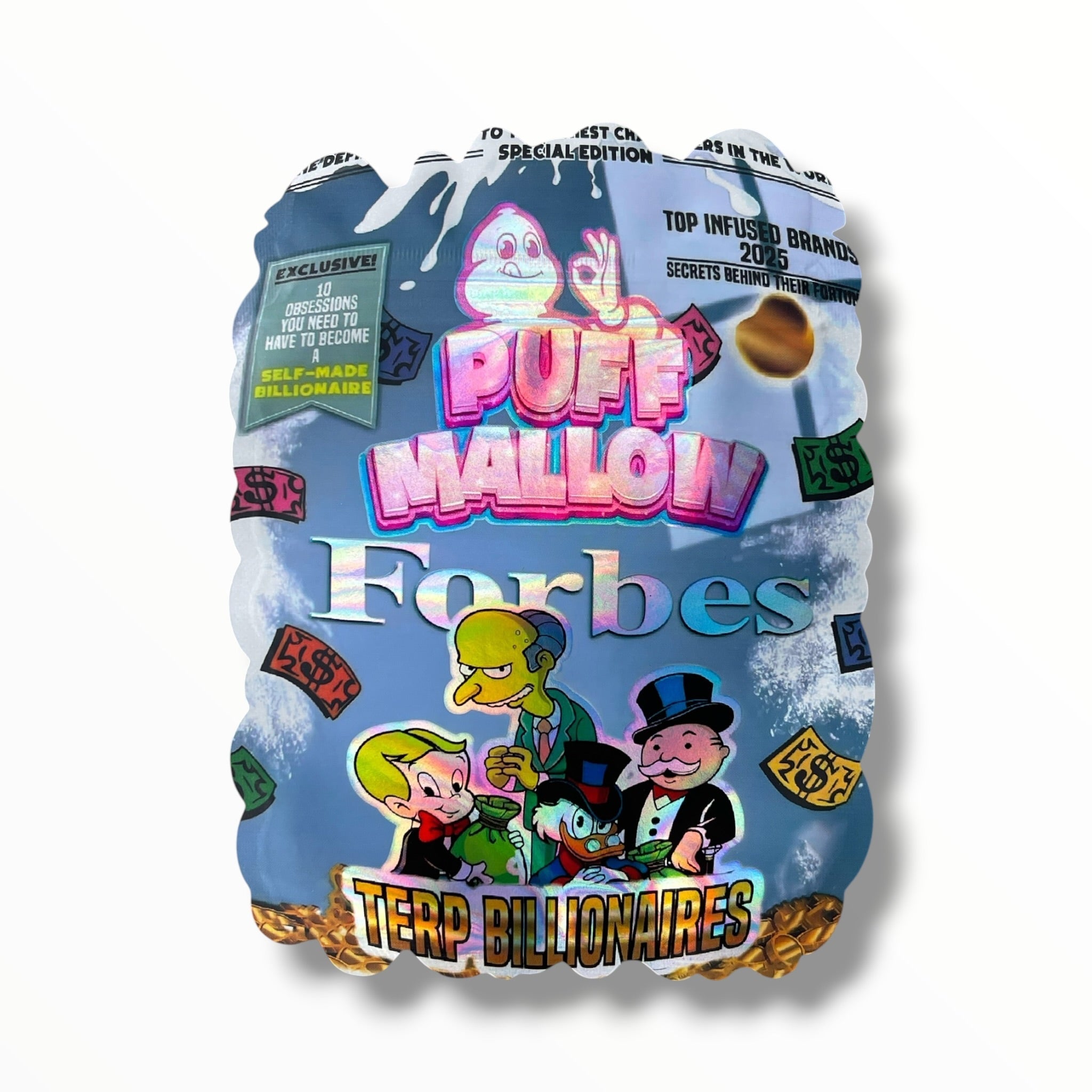 Puff Mallow Forbes Terp Billionaires 3.5g shape bags
