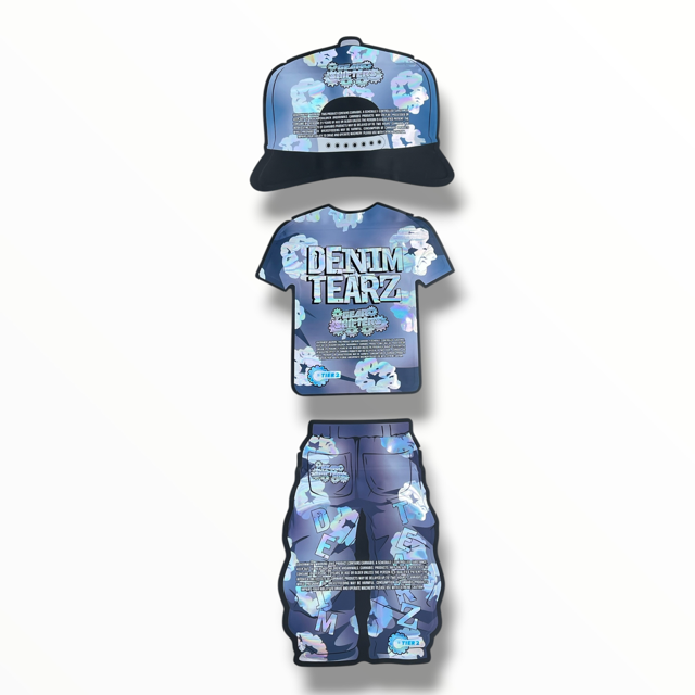 Tier 2 Gear Shifters 3.5g Mylar Bag Set – Cap, T-Shirt & Pants