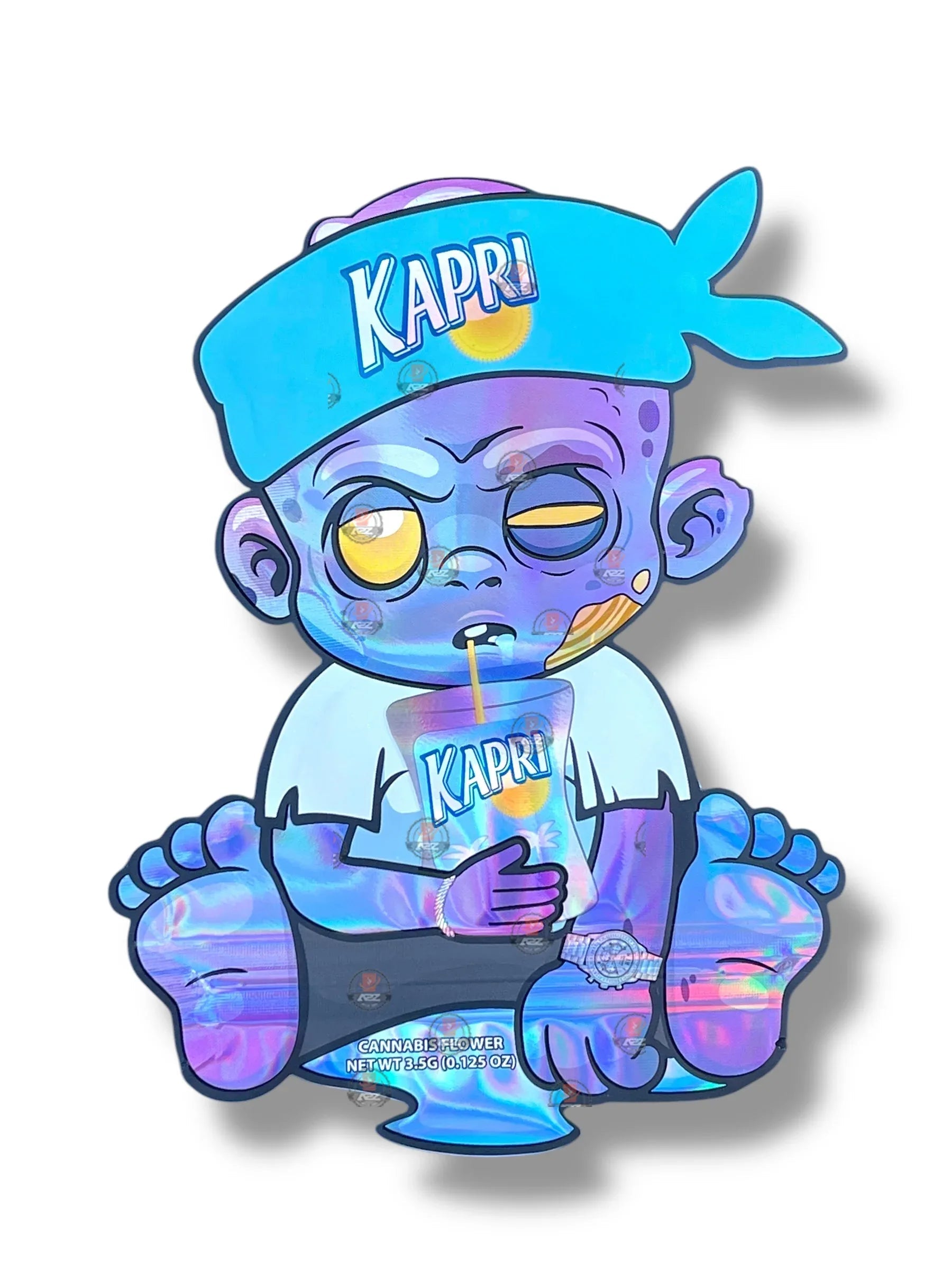 Baby Kapri Sun Mylar Bag 3.5g shape bag - Black Unicorn Hub