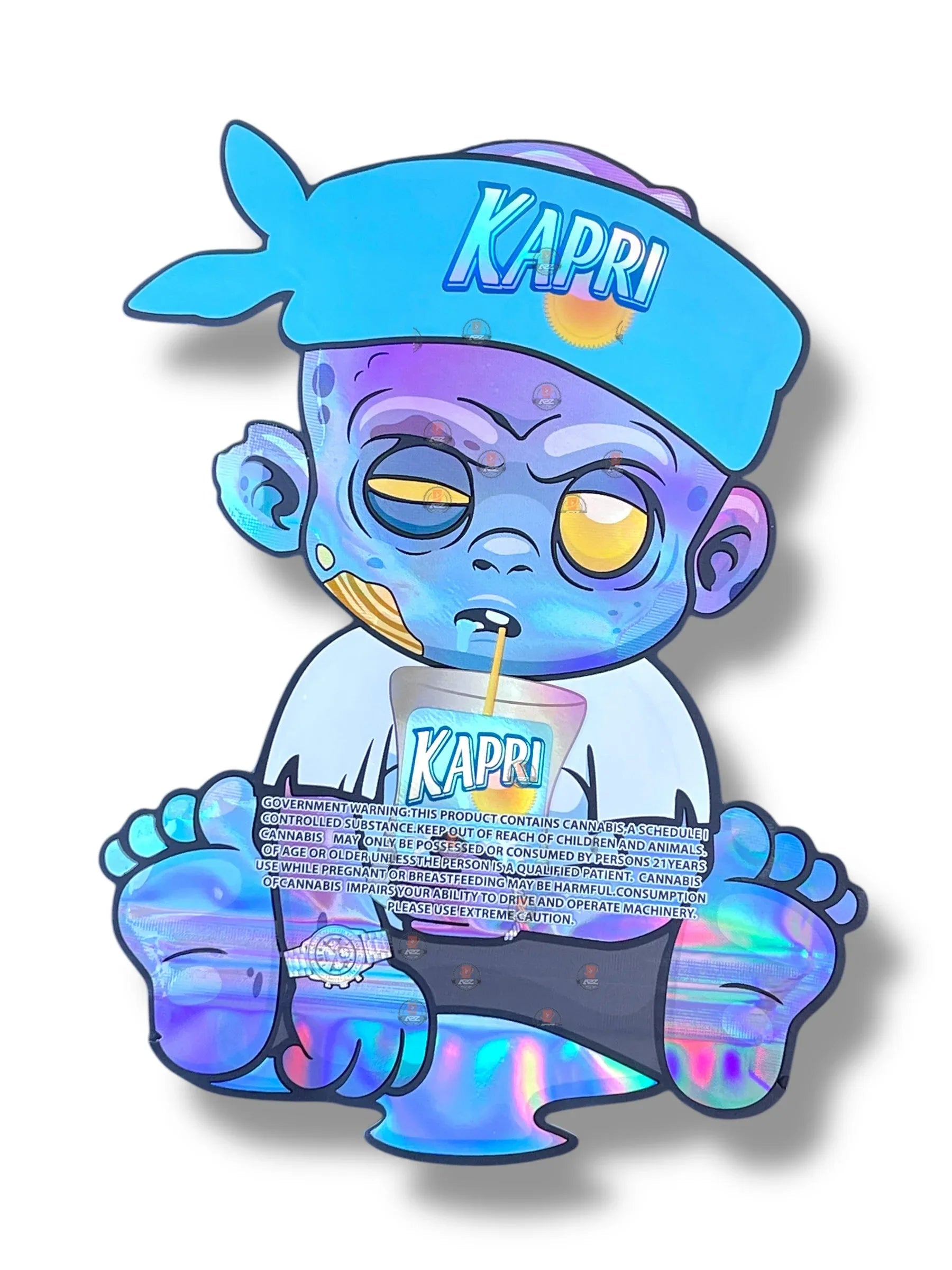 Baby Kapri Sun Mylar Bag 3.5g shape bag - Black Unicorn Hub