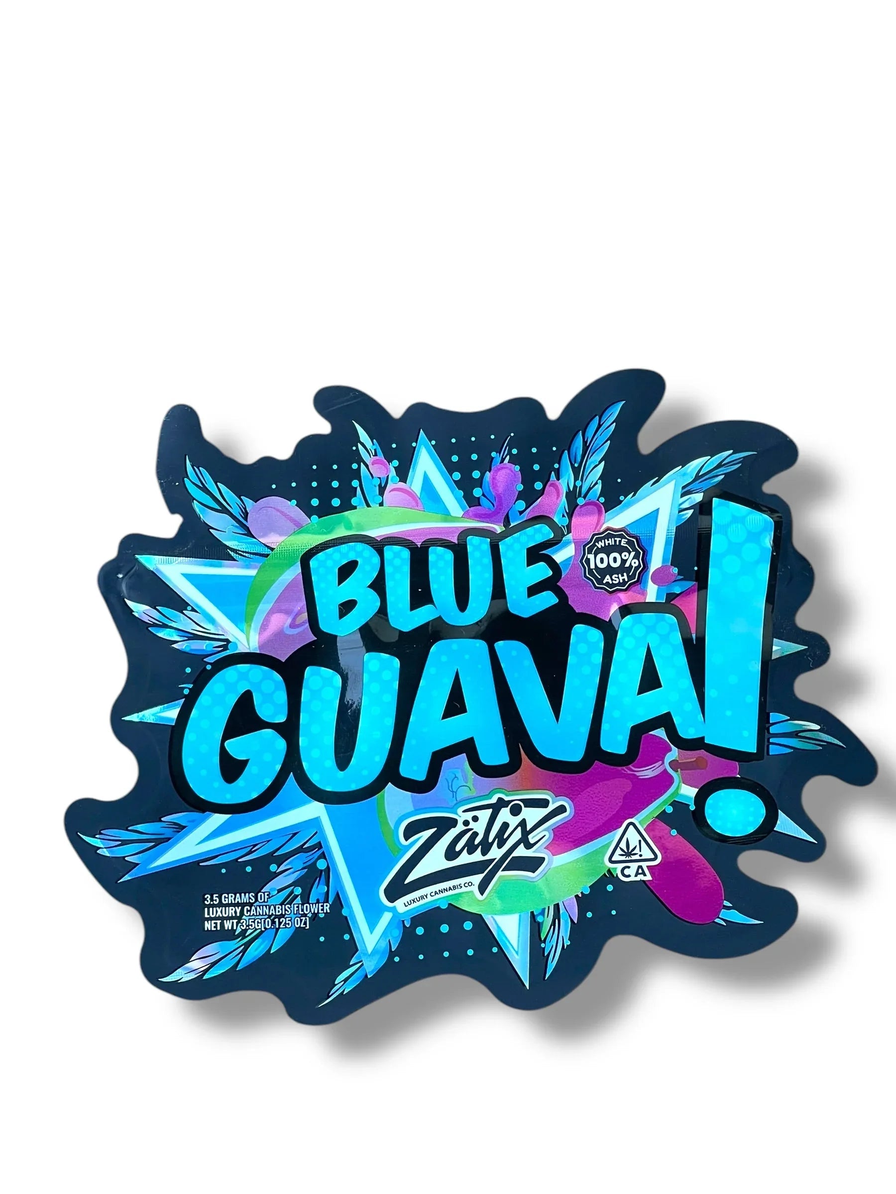 Blue Guava Mylar Bag 3.5g shape bag Zatix - Black Unicorn Hub