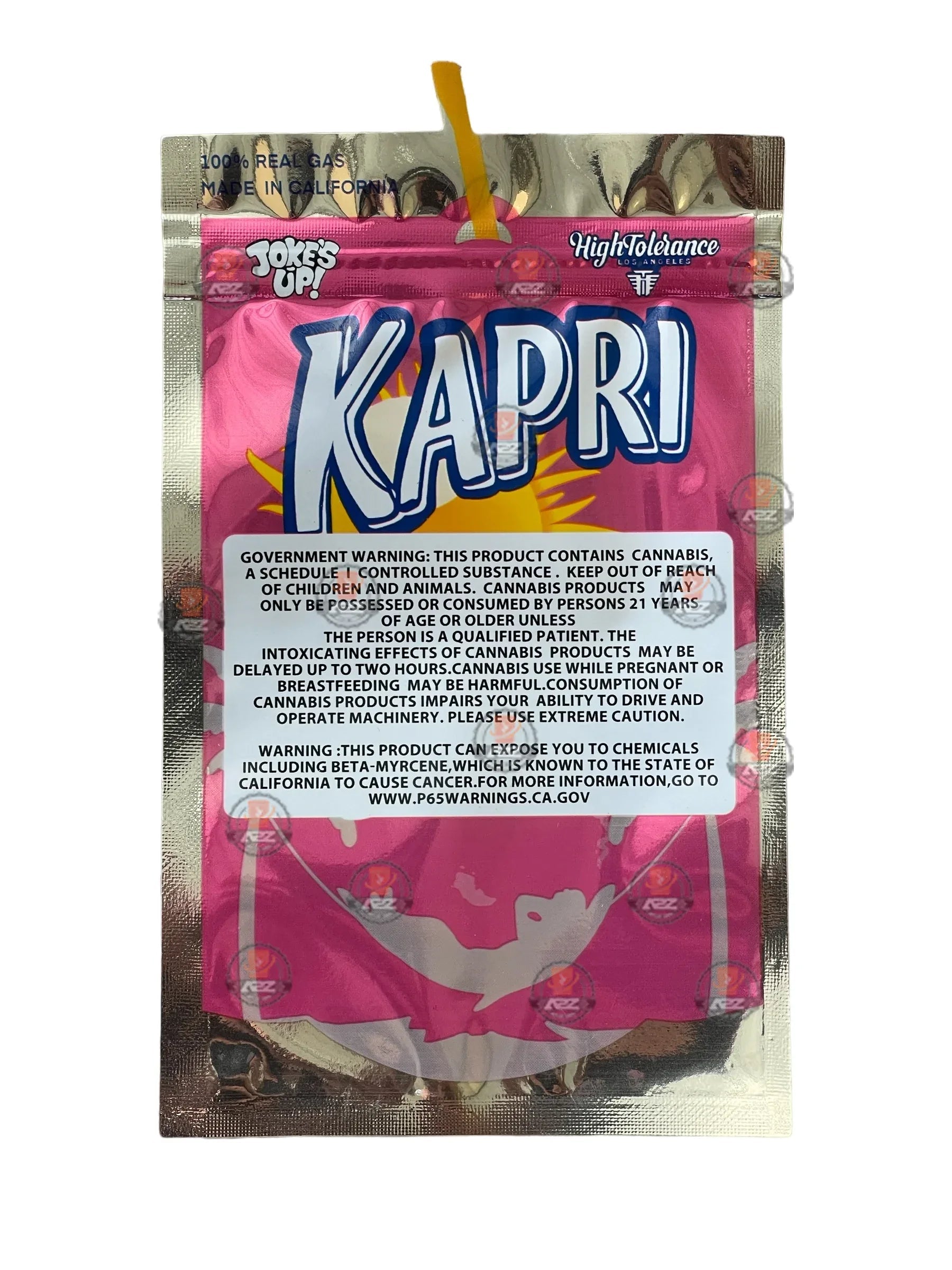 Kapri Pink Lemonade 3.5g Mylar bag High Tolerance-Jokes up - Black Unicorn Hub