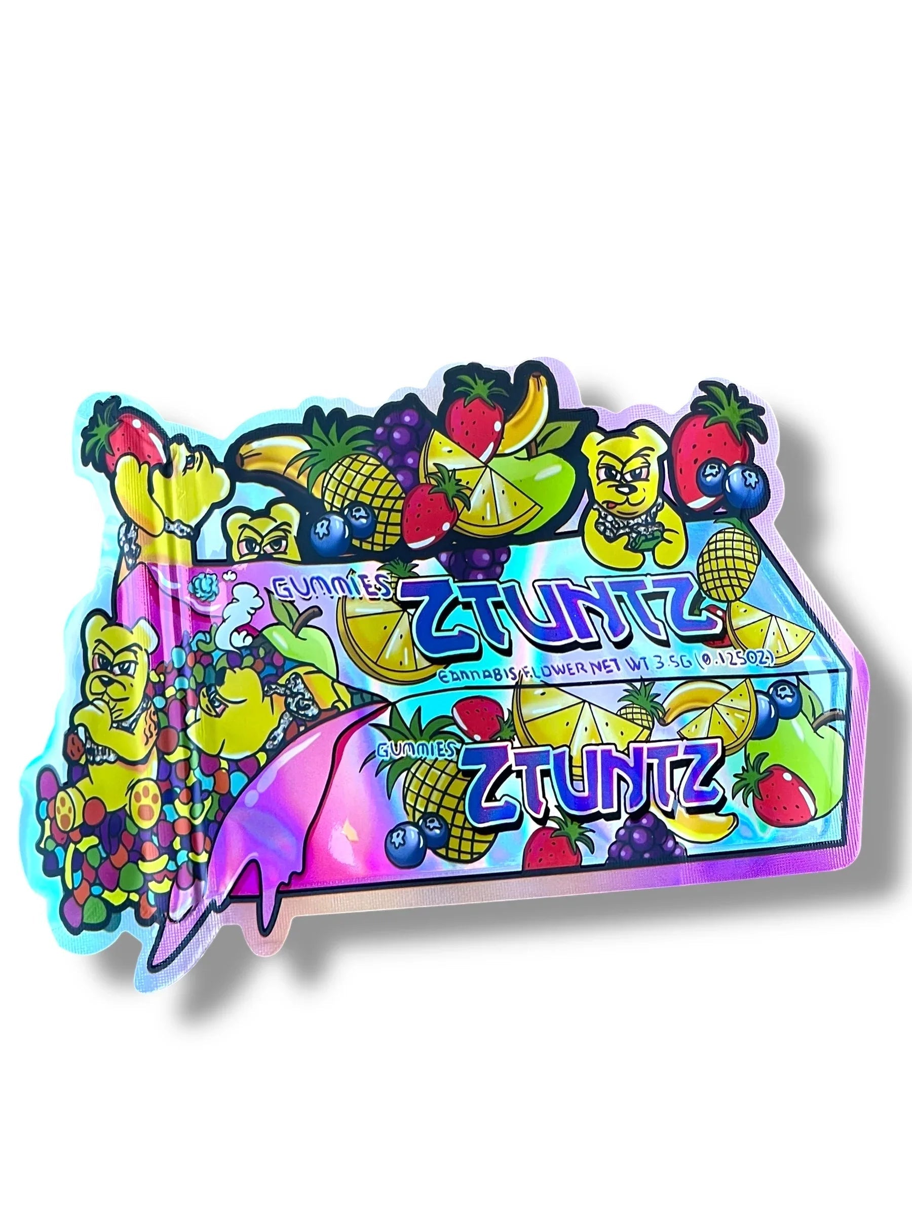 Ztuntz Mylar Bag 3.5g shape bag - Black Unicorn Hub