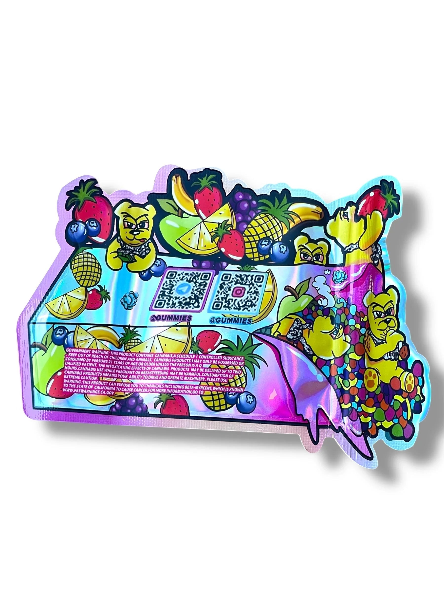 Ztuntz Mylar Bag 3.5g shape bag - Black Unicorn Hub