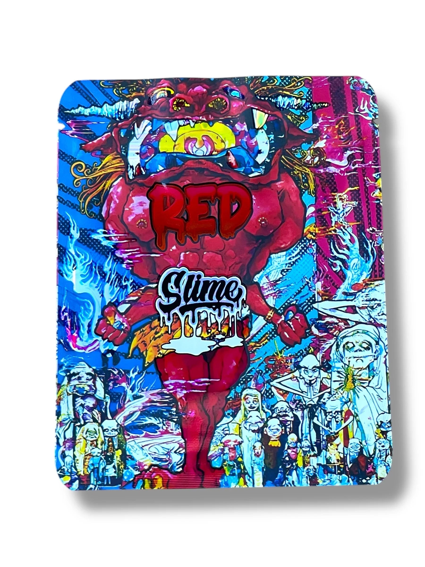 Red Slime Mylar Bag 3.5g shape bag - Black Unicorn Hub