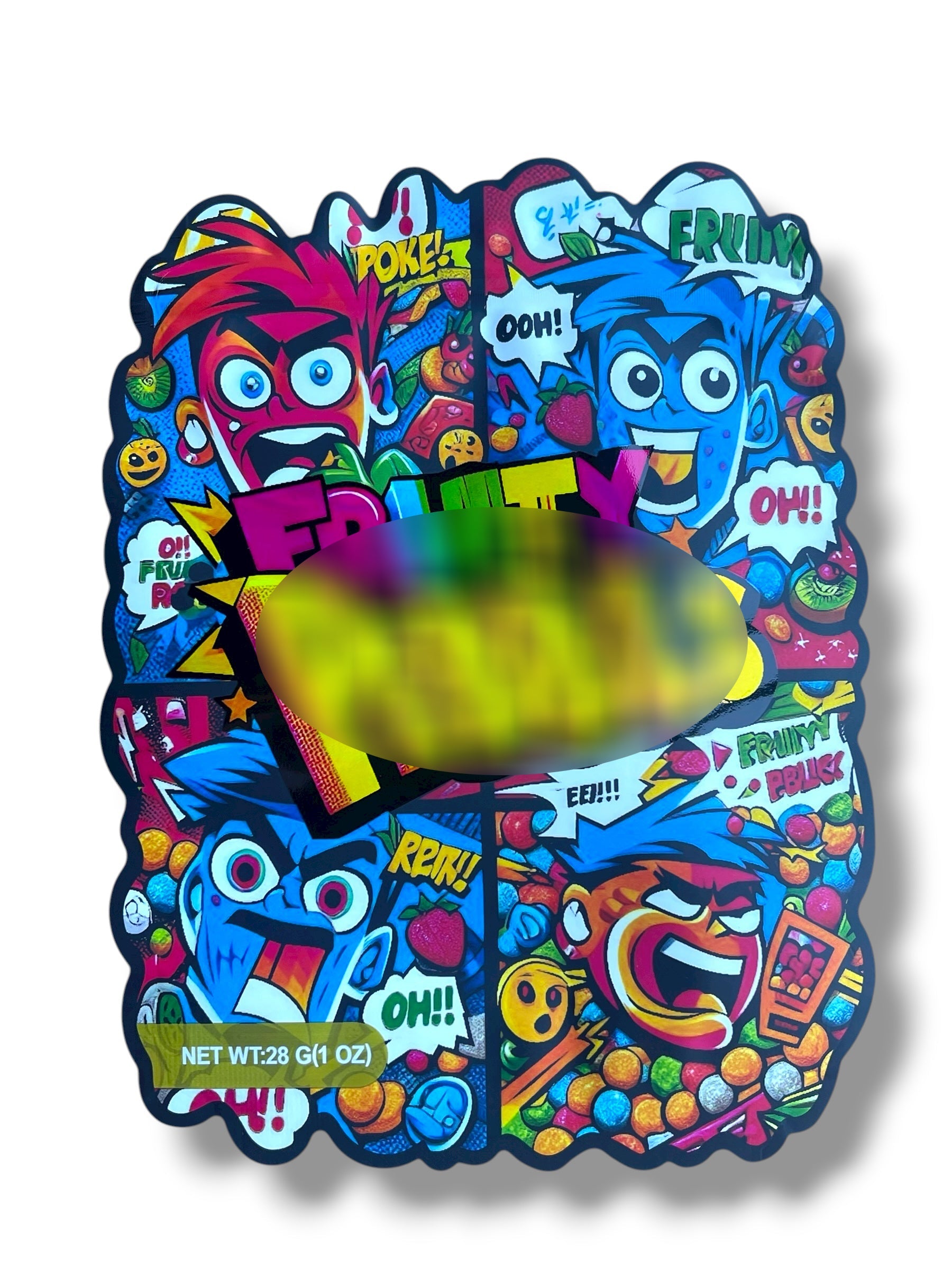 Cereal Bag 1 OZ  28G Mylar empty Mylar bag 1 ounce (50 Count)