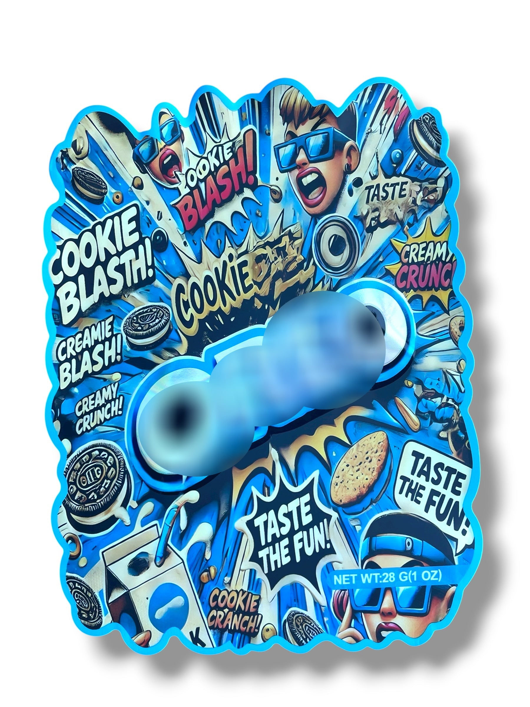 Cookies Blast 1 OZ  28G Mylar empty Mylar bag 1 ounce (50 Count)