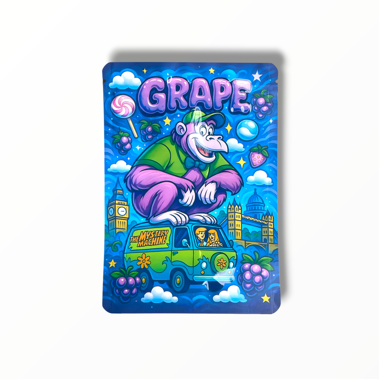 Grape 7G to 14G Mylar Bags