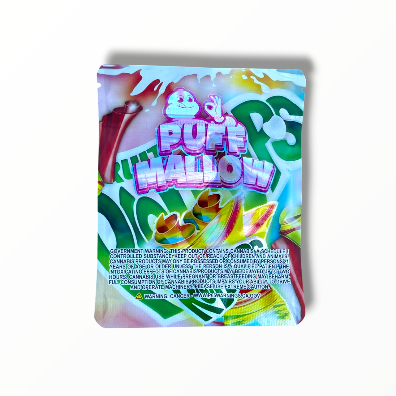 Puff Mallow Fruit Roll Ups 3.5g shape bags
