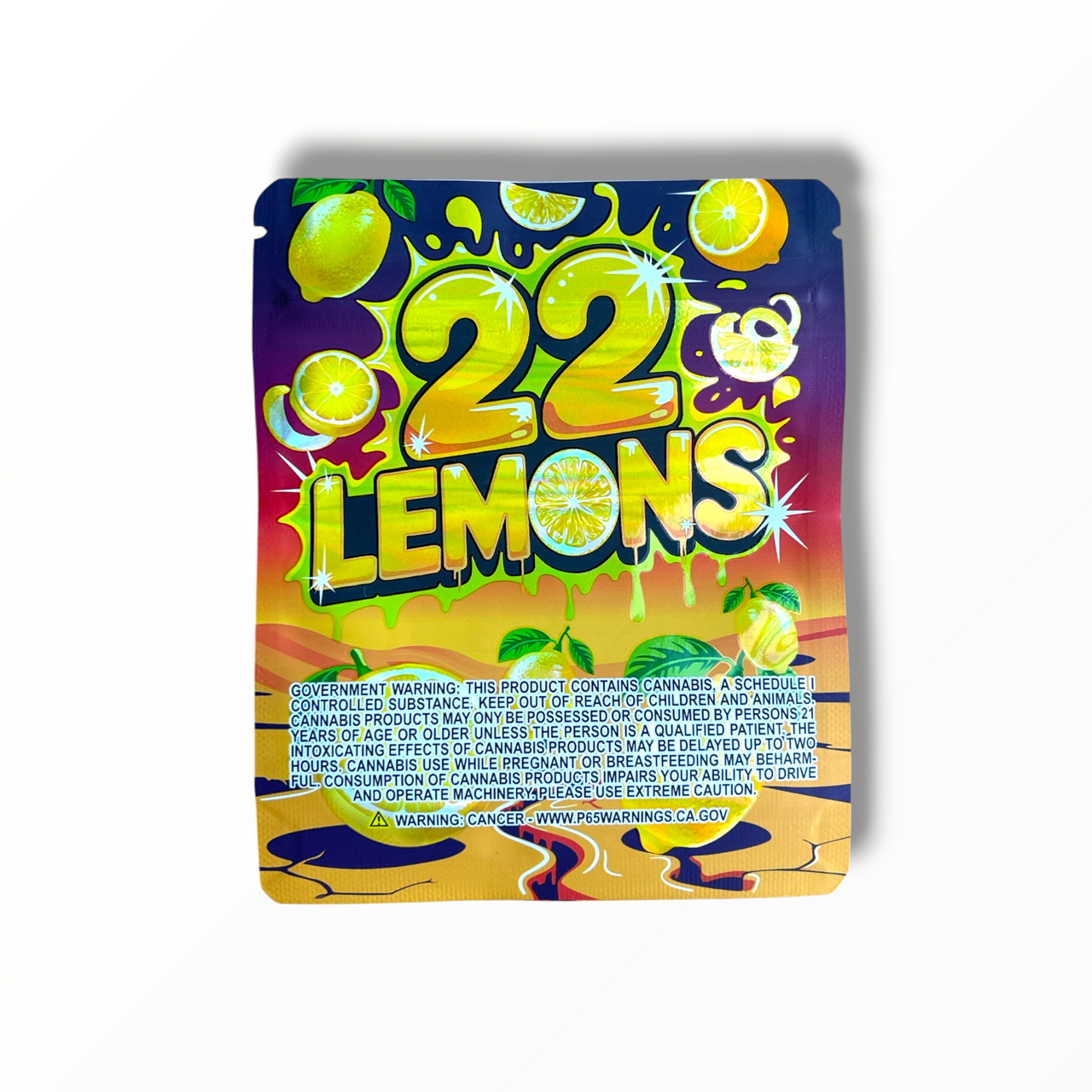 22 Lemons 3.5g shape bags