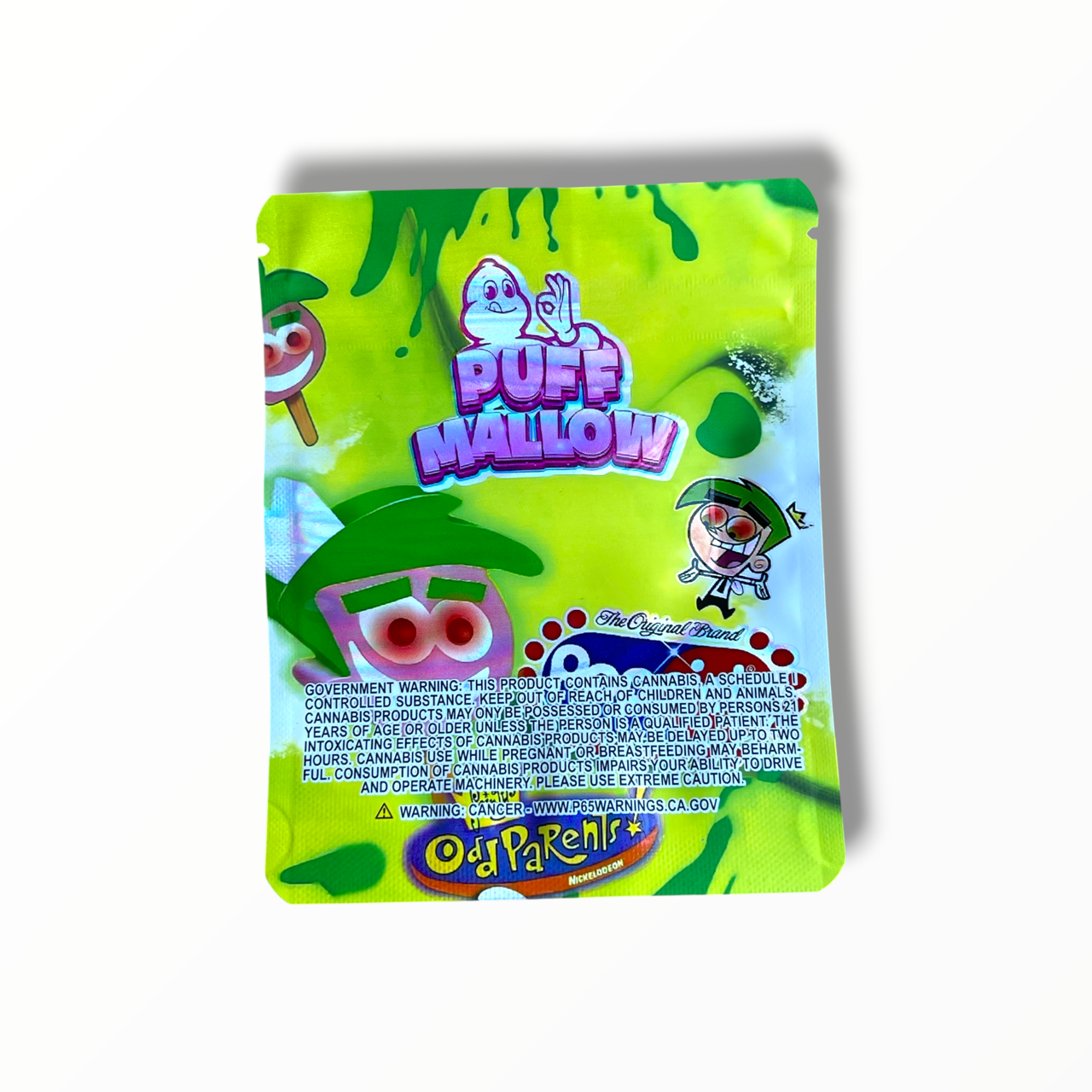 Puff Mallow Popsicle Odd Parents 3.5g shape bags
