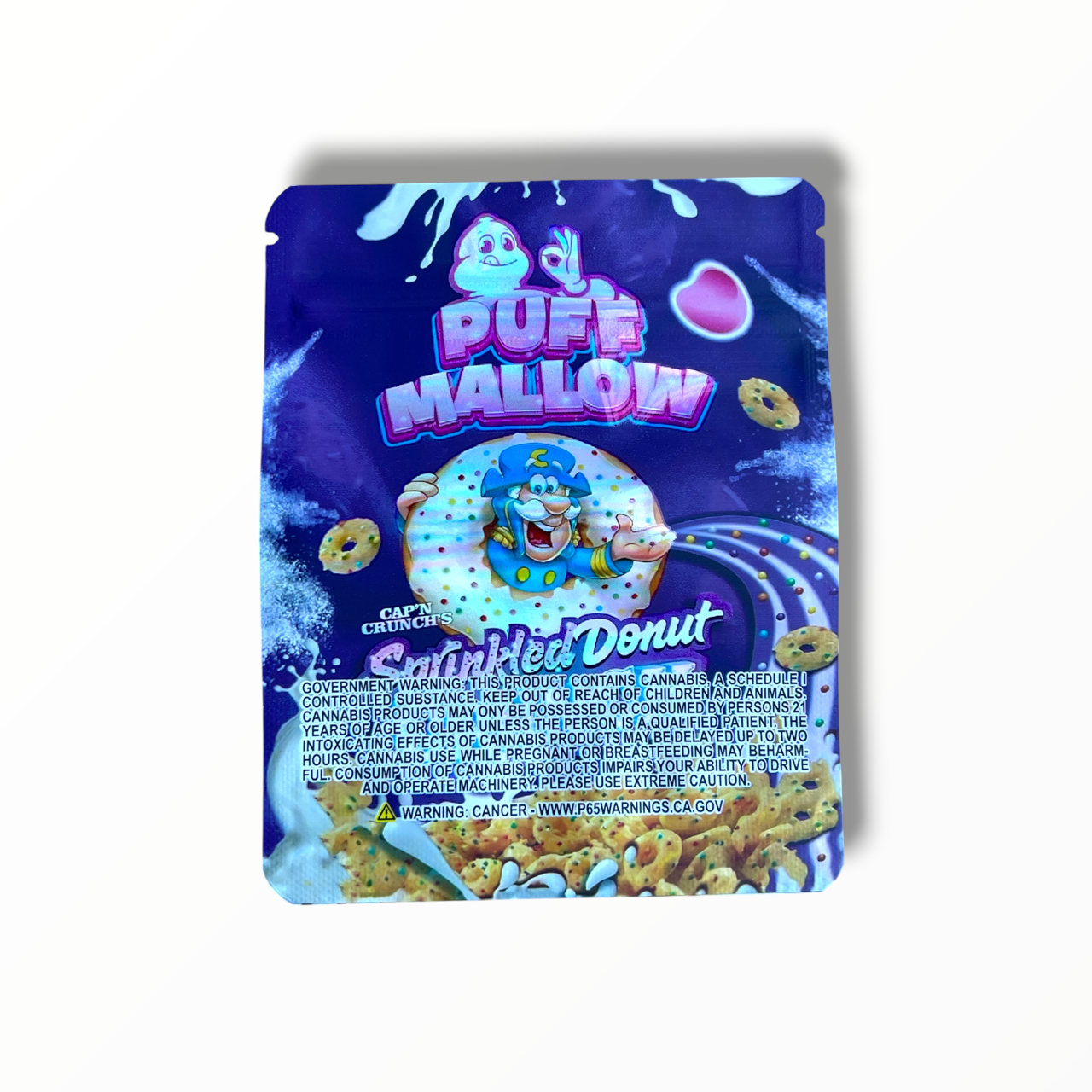 Puff Mallow Sprinkled Donut Capn Crunche 3.5g shape bags
