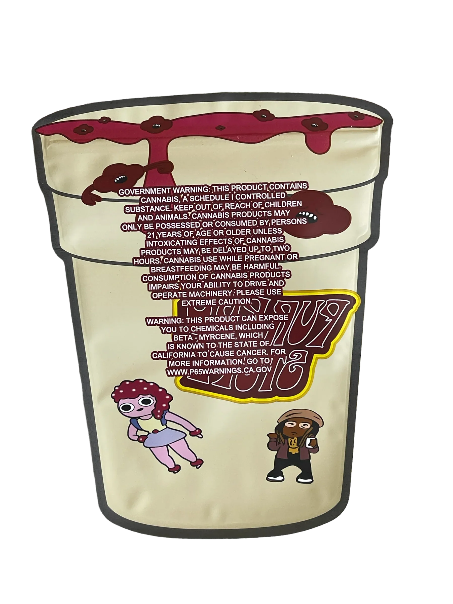 Purple Stuff Mylar Bag 1 OZ 28G (50 Count) - Black Unicorn Hub