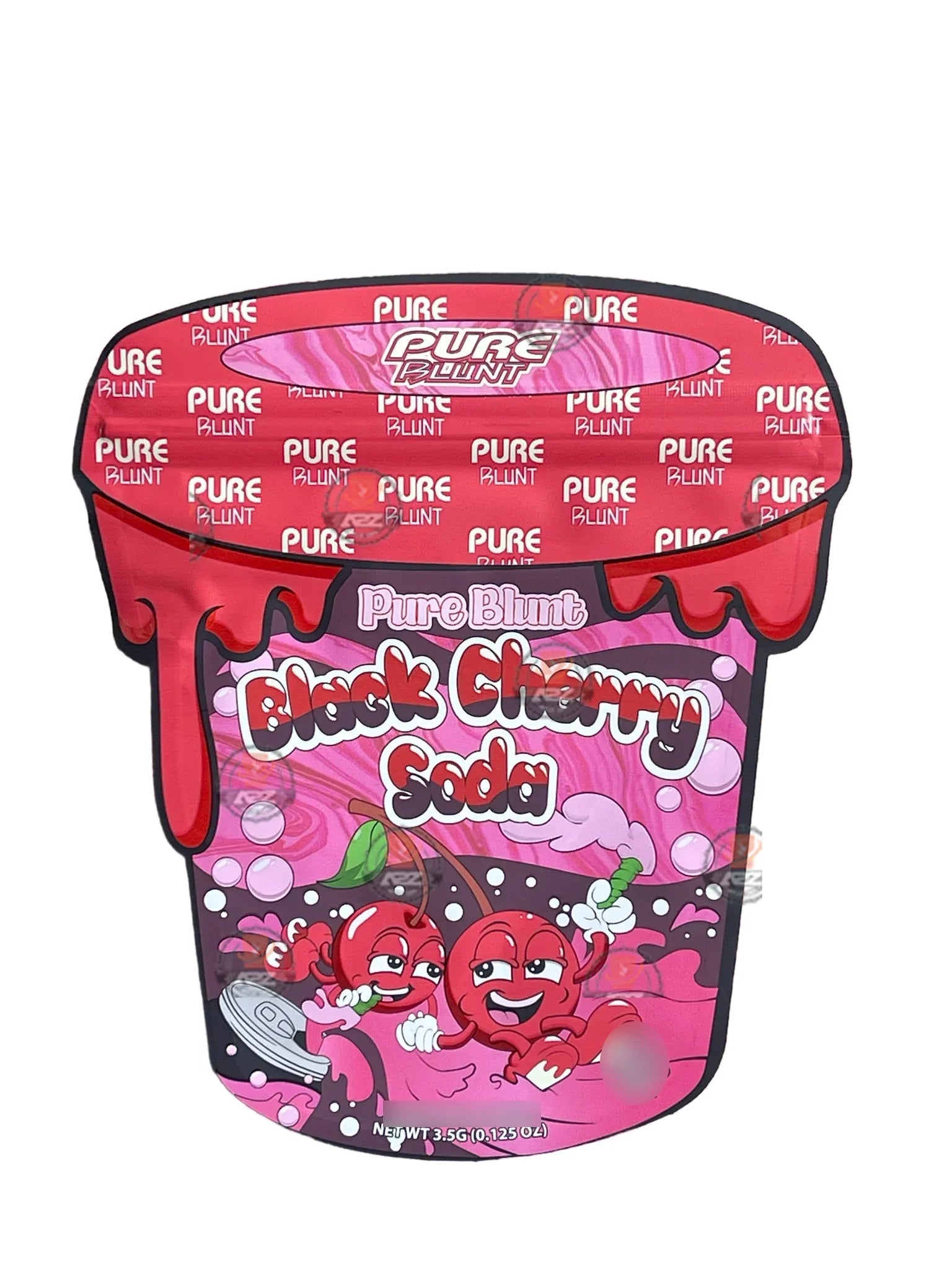 Black Cherry Soda 3.5 grams Mylar Bag Pure Blunt - Black Unicorn Hub