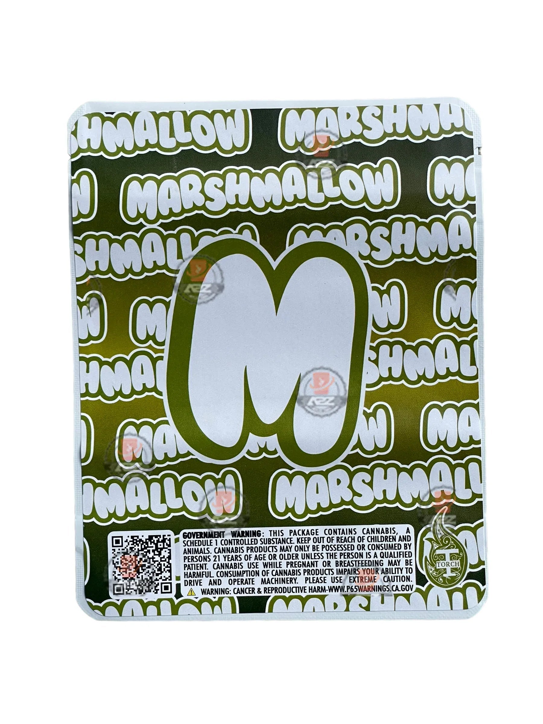 Sprinklez Key Lime Marshmallow Mylar Bags 3.5g Sticker base Bag -With stickers and labels - Black Unicorn Hub