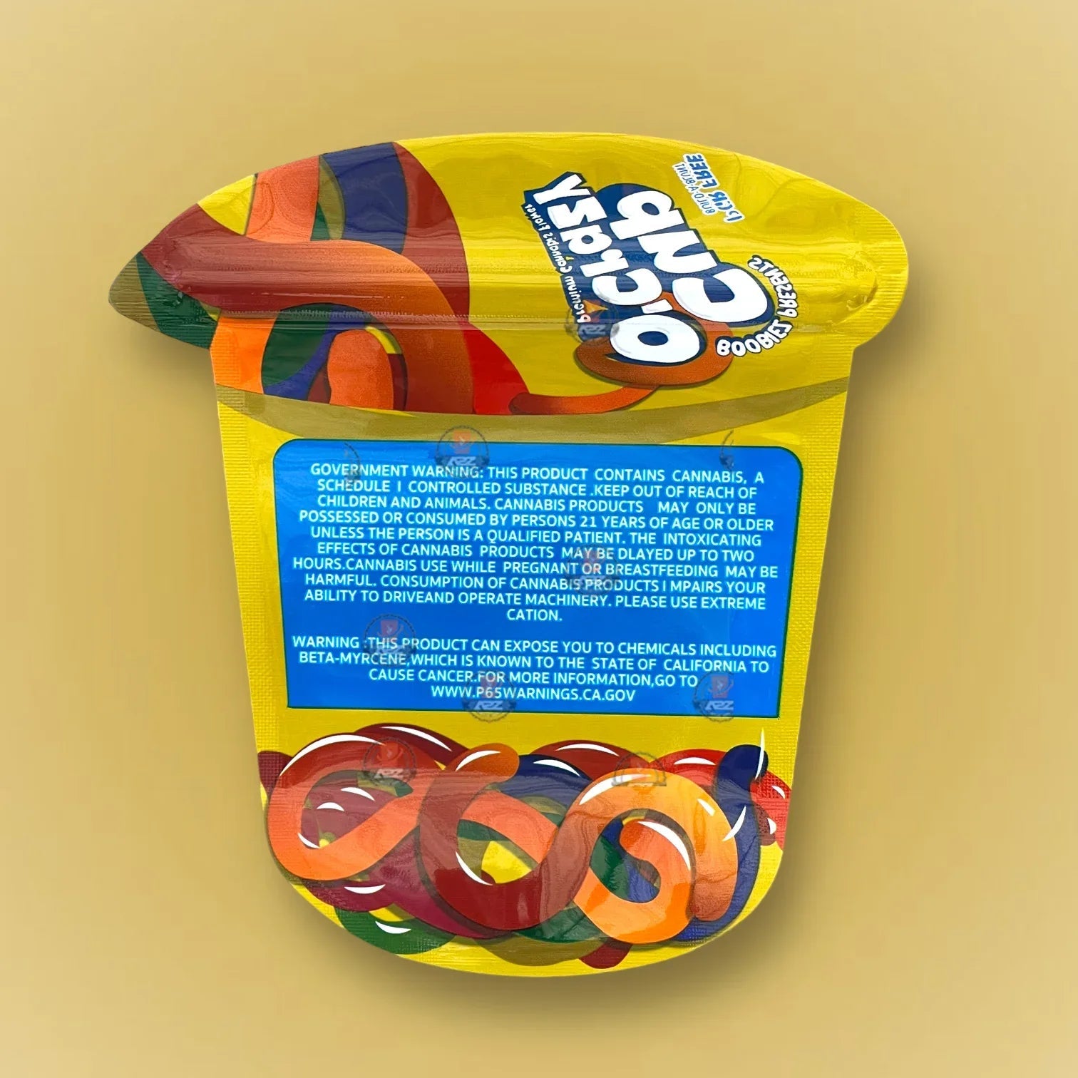 Cup O' Crazy 3.5G Mylar Bags-Boobies Presents Cut Out-Holographic - Black Unicorn Hub