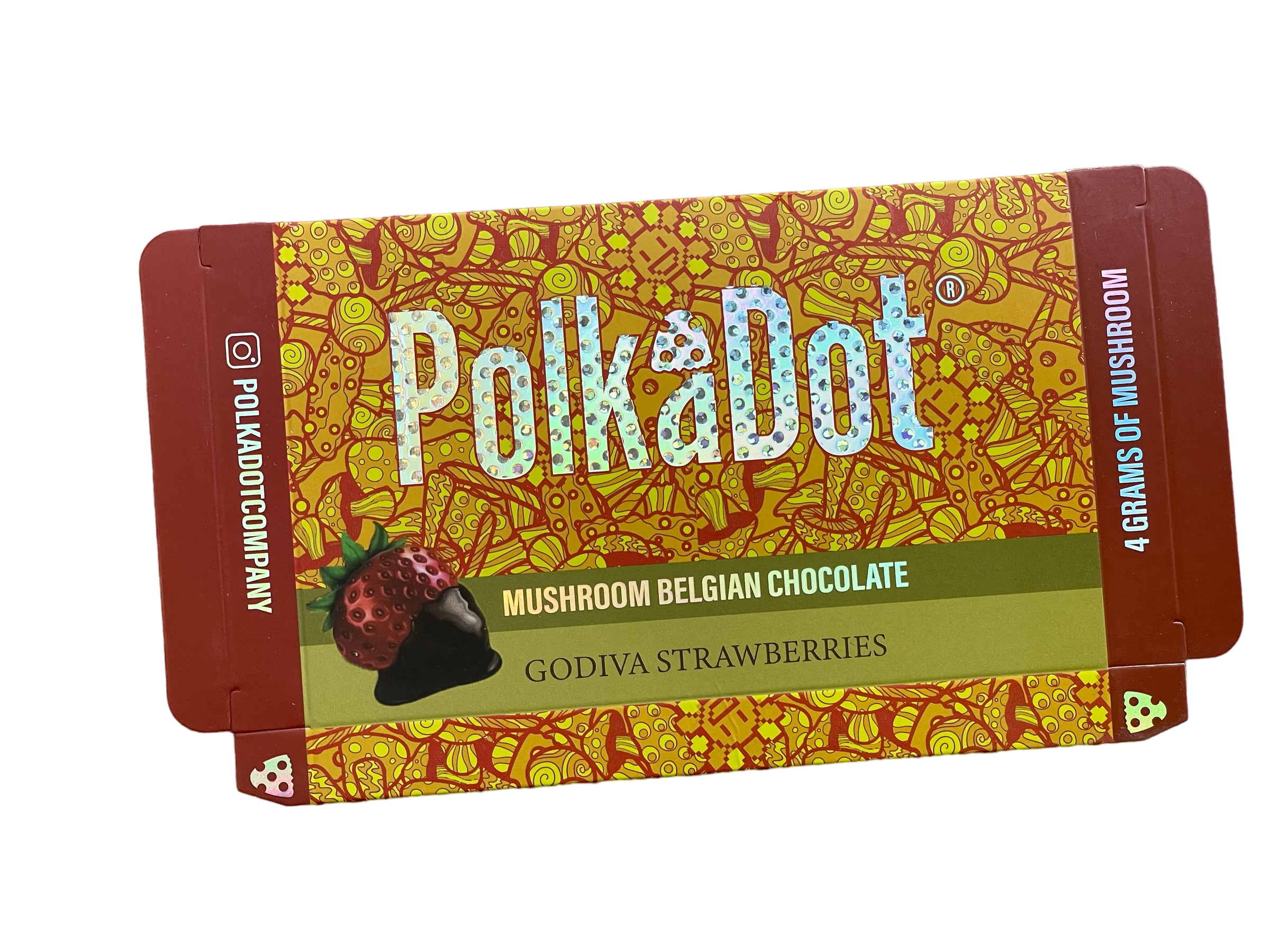 Polkadot Packaging Godiva Strawberries (Master Box Included) Empty Packaging