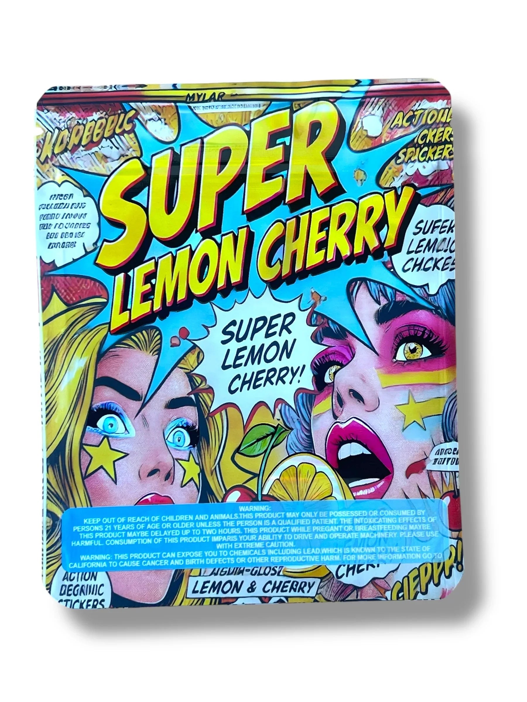 Super Lemon Cherry 3.5g Mylar Bag- Packaging Only - Black Unicorn Hub