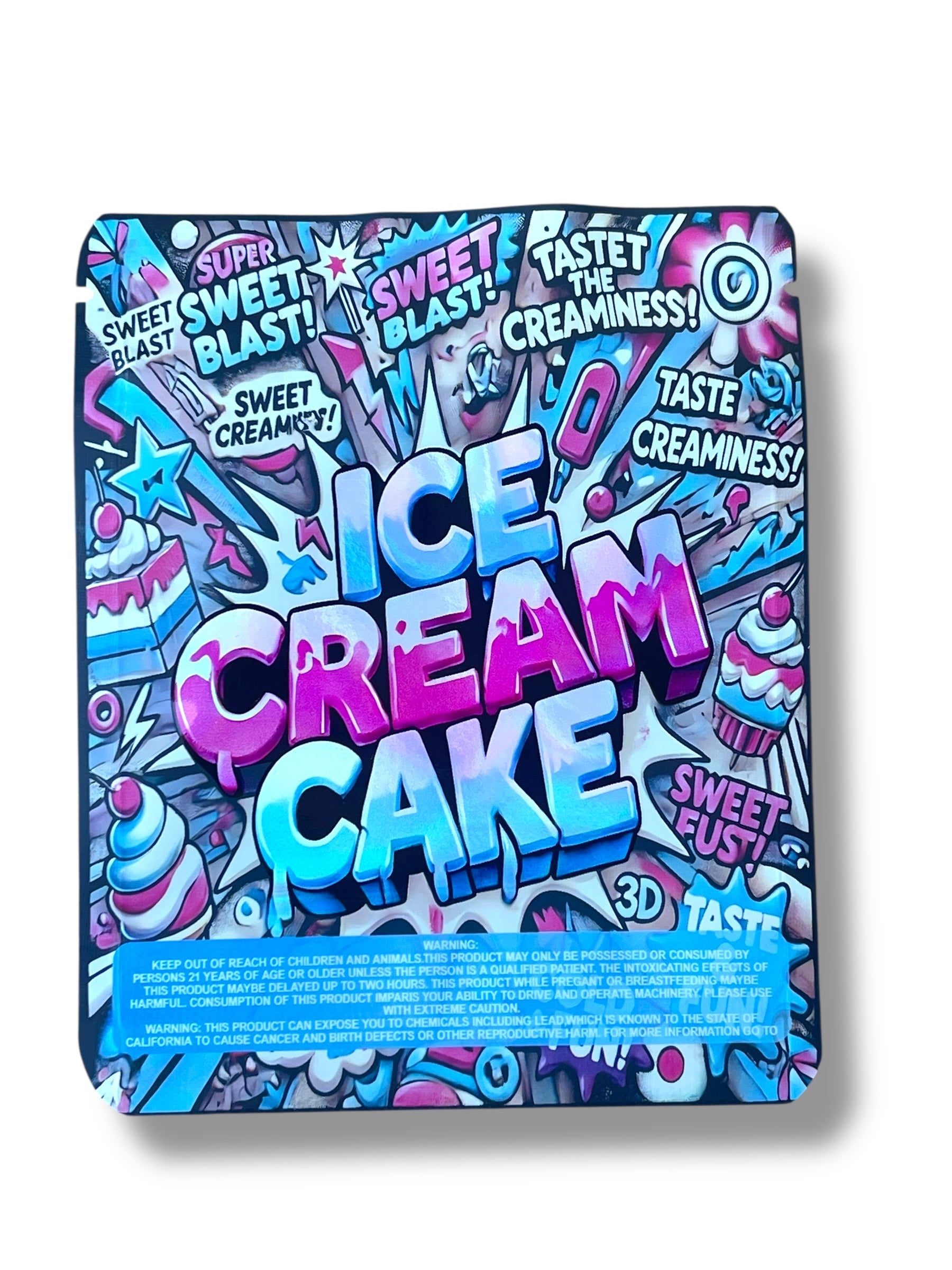 Ice Cream Cake 3.5g Mylar Bag- Packaging Only