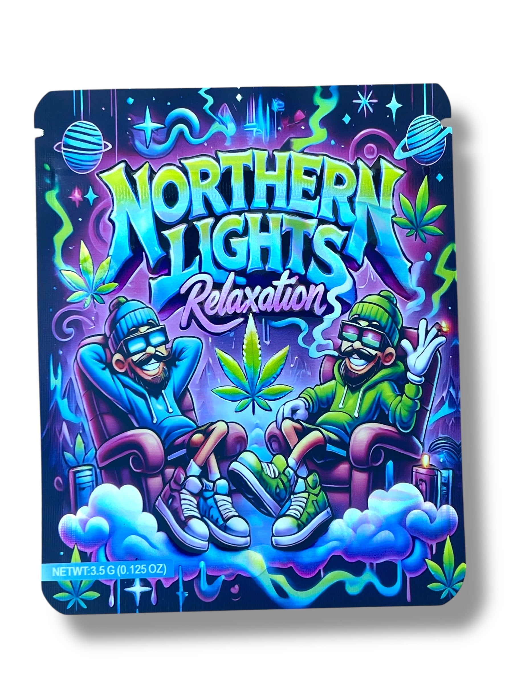 Northern Lights Relaxation 3.5g Mylar Bag- Packaging Only