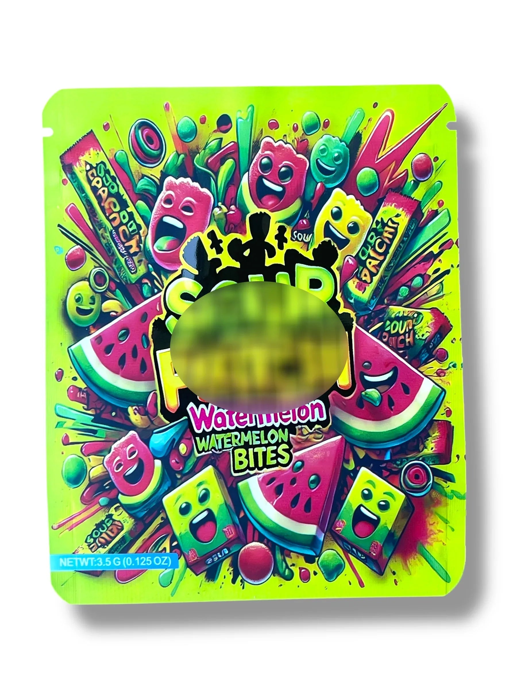 Watermelon Bites 3.5g Mylar Bag- Packaging Only - Black Unicorn Hub