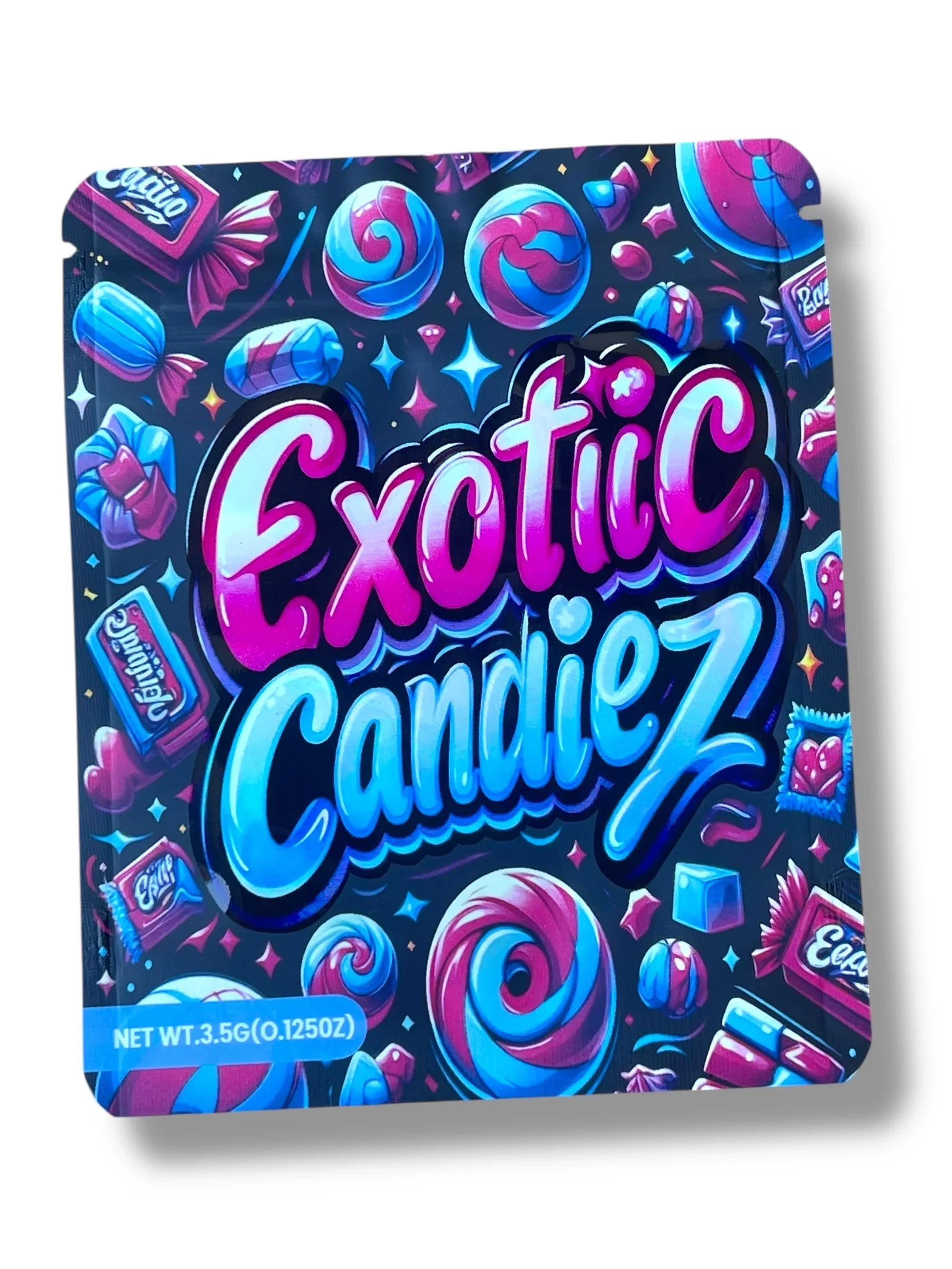 Exotic Candiez 3.5g Mylar Bag- Packaging Only - Black Unicorn Hub