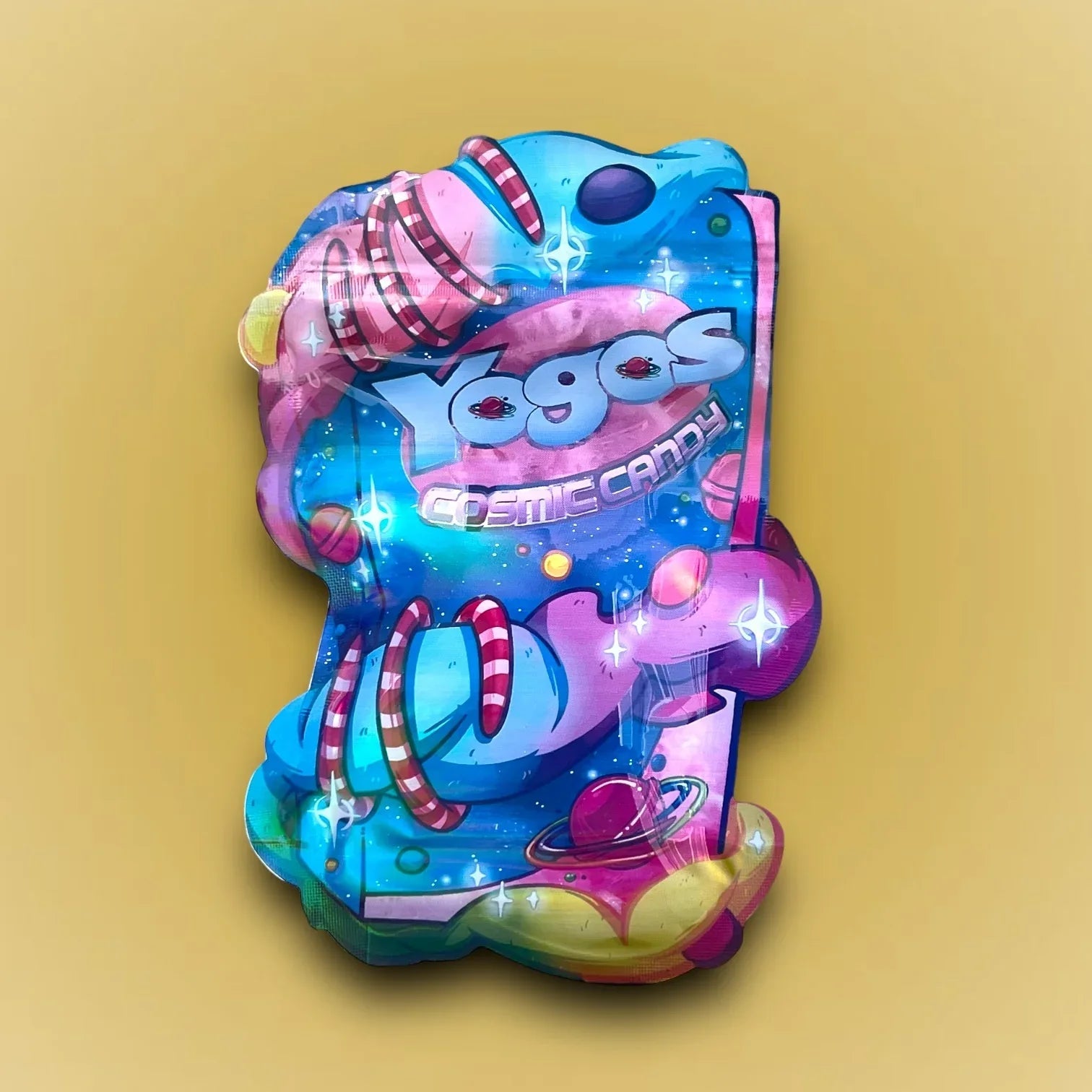 Yogos Cosmic Candy 3.5G Mylar Bags Packaging Only - Black Unicorn Hub